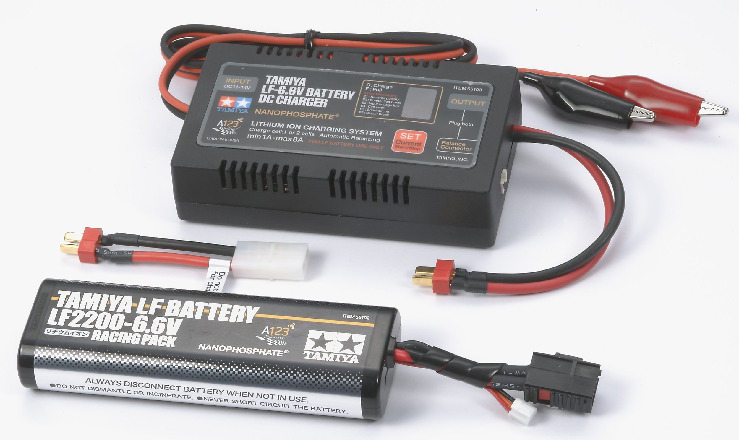 Amazon | タミヤ バッテリー&充電器シリーズ ・LF2200-6.6V レーシング