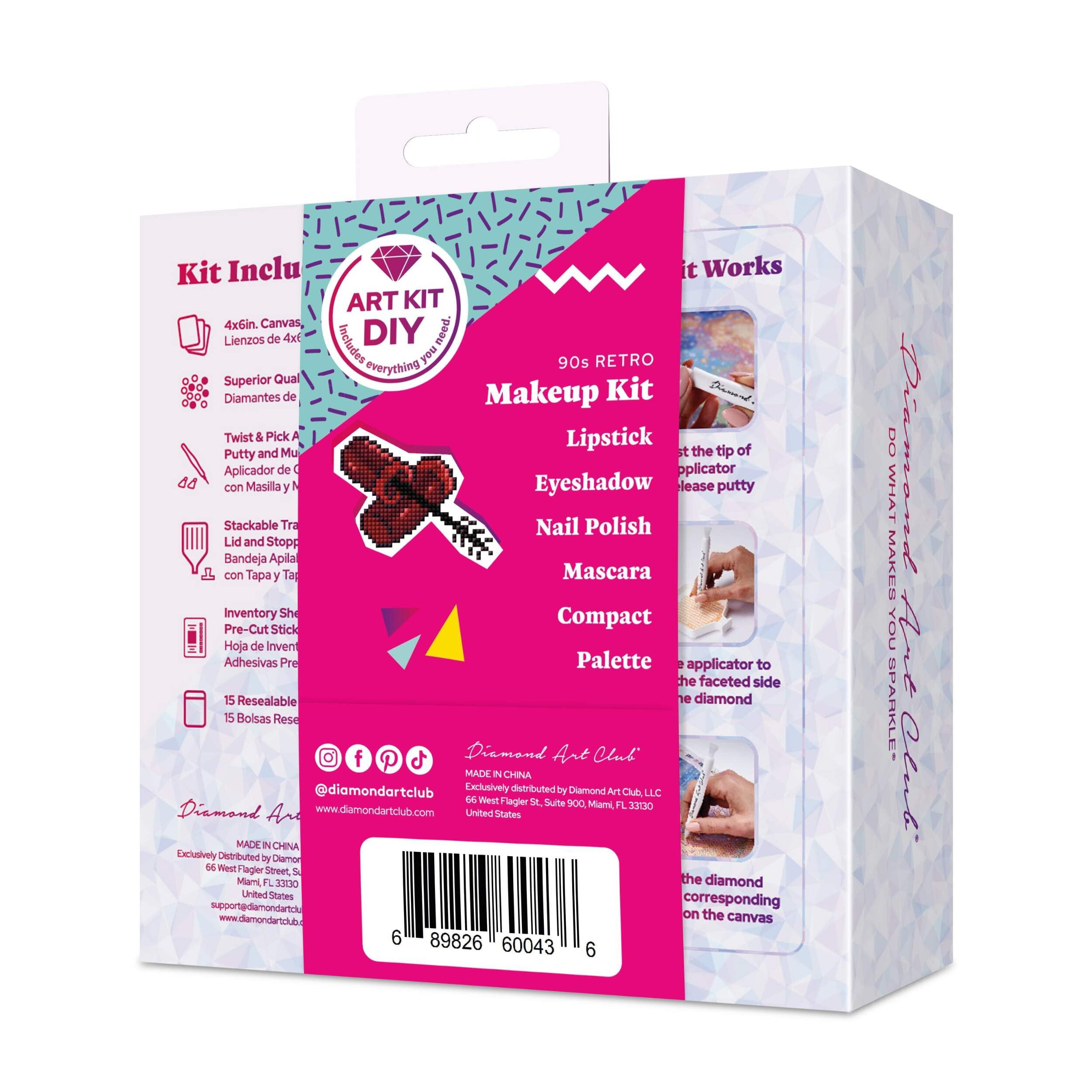 Amazon.co.jp: DIAMOND ART CLUB メイクアップミニダズル、楽しいDIY