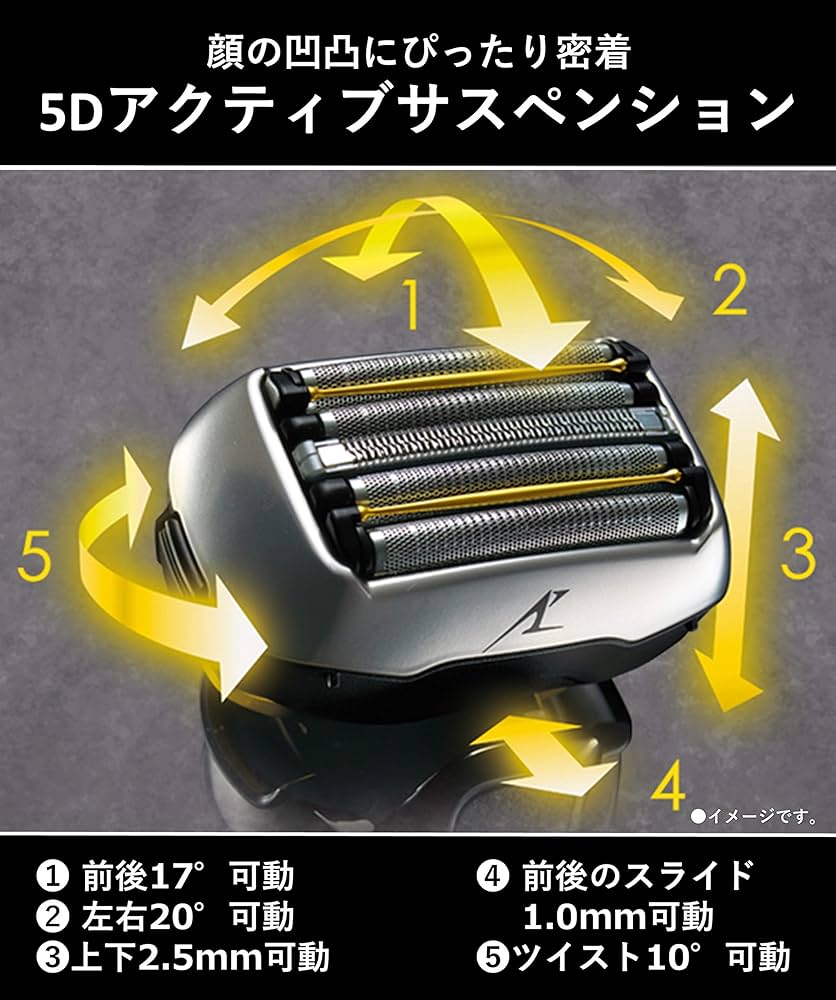 Amazon | パナソニック ラムダッシュ メンズシェーバー 5枚刃 お風呂