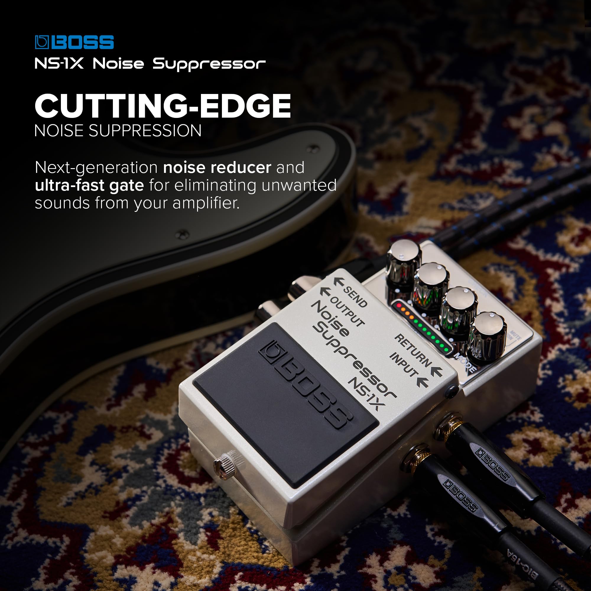 Amazon.com: BOSS NS-1X Noise Suppressor | Next-Generation Noise
