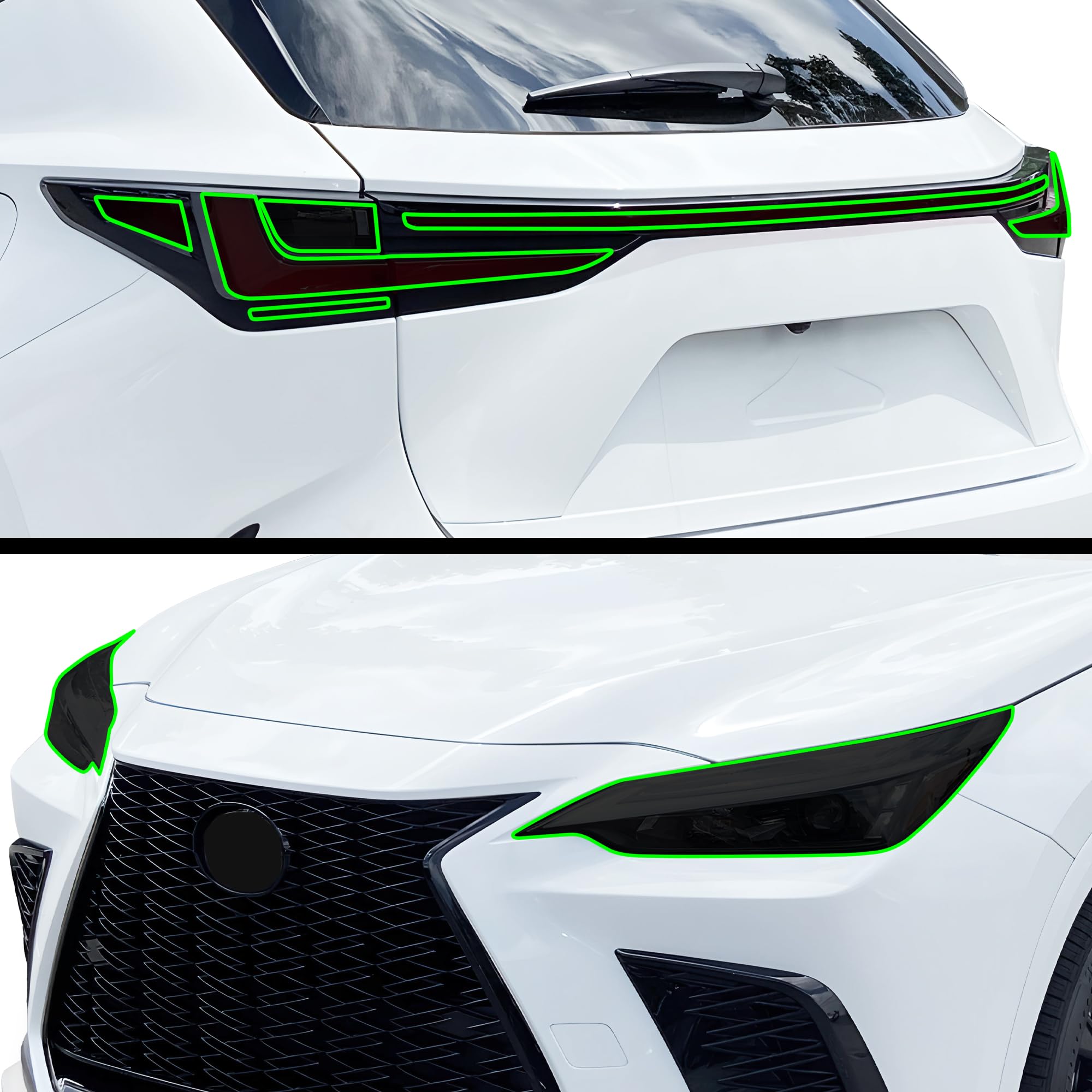 Amazon | BOGAR TECH DESIGNS フルヘッドライト テールライト ティント