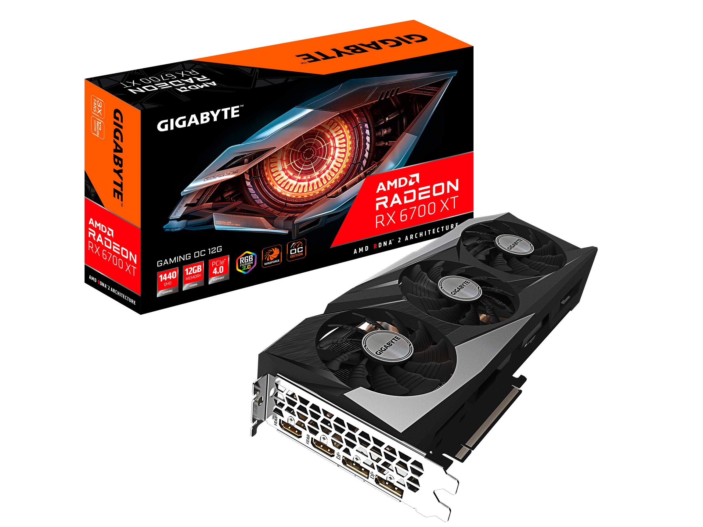 Amazon.com: GIGABYTE Radeon RX 6700 XT Gaming OC 12G Graphics Card