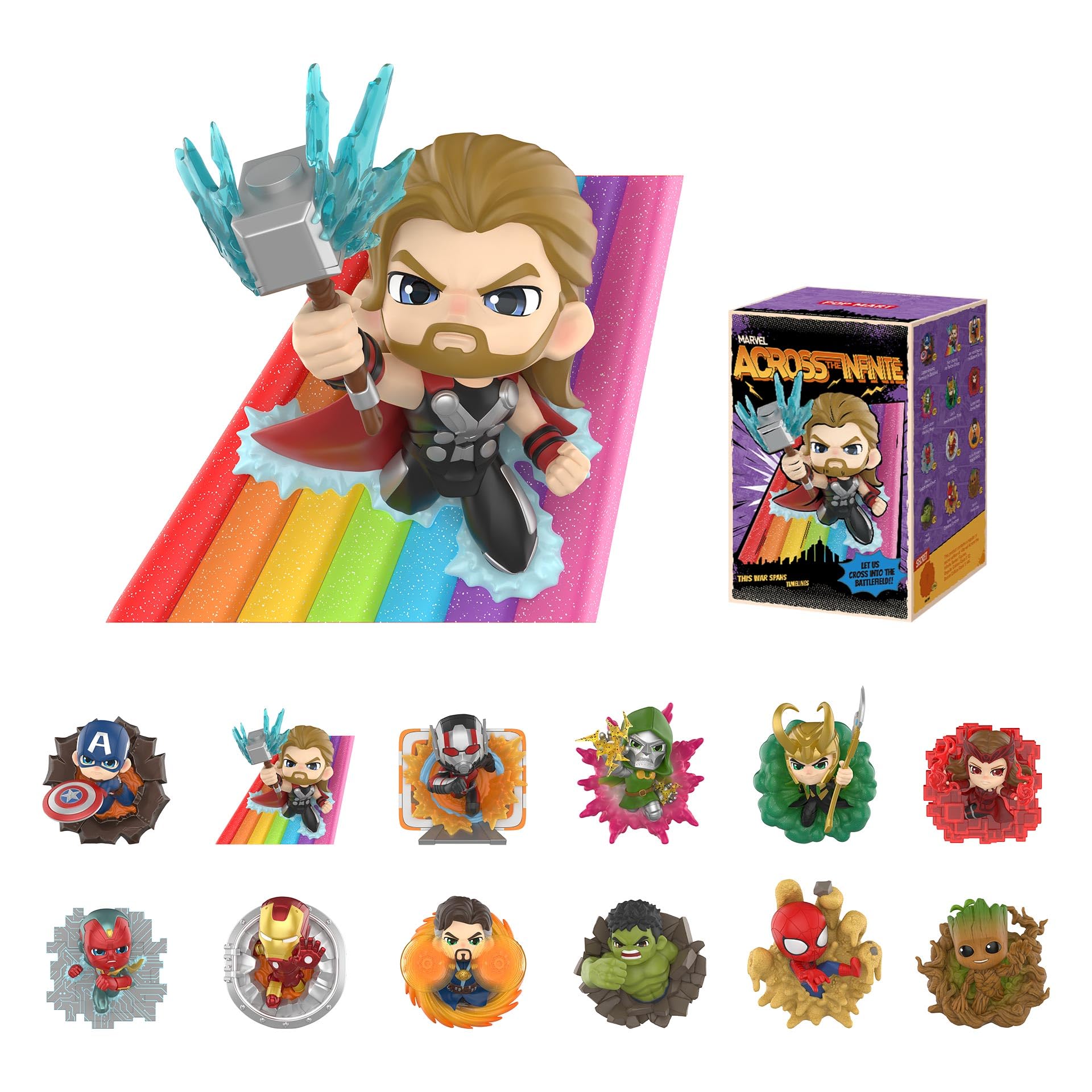 Amazon.co.jp: POP MART Marvel Across the Infinite シリーズ【1