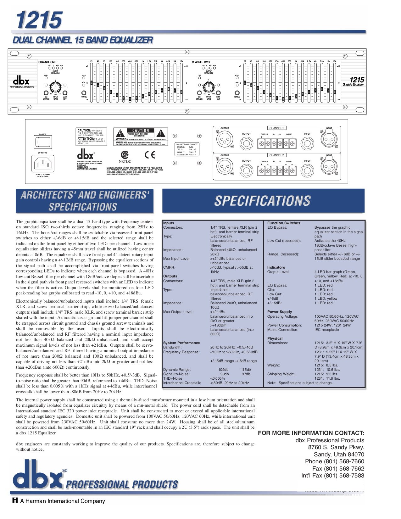 Amazon.co.jp: 【国内正規品】 dbx 2ch 15バンド・グラフィック