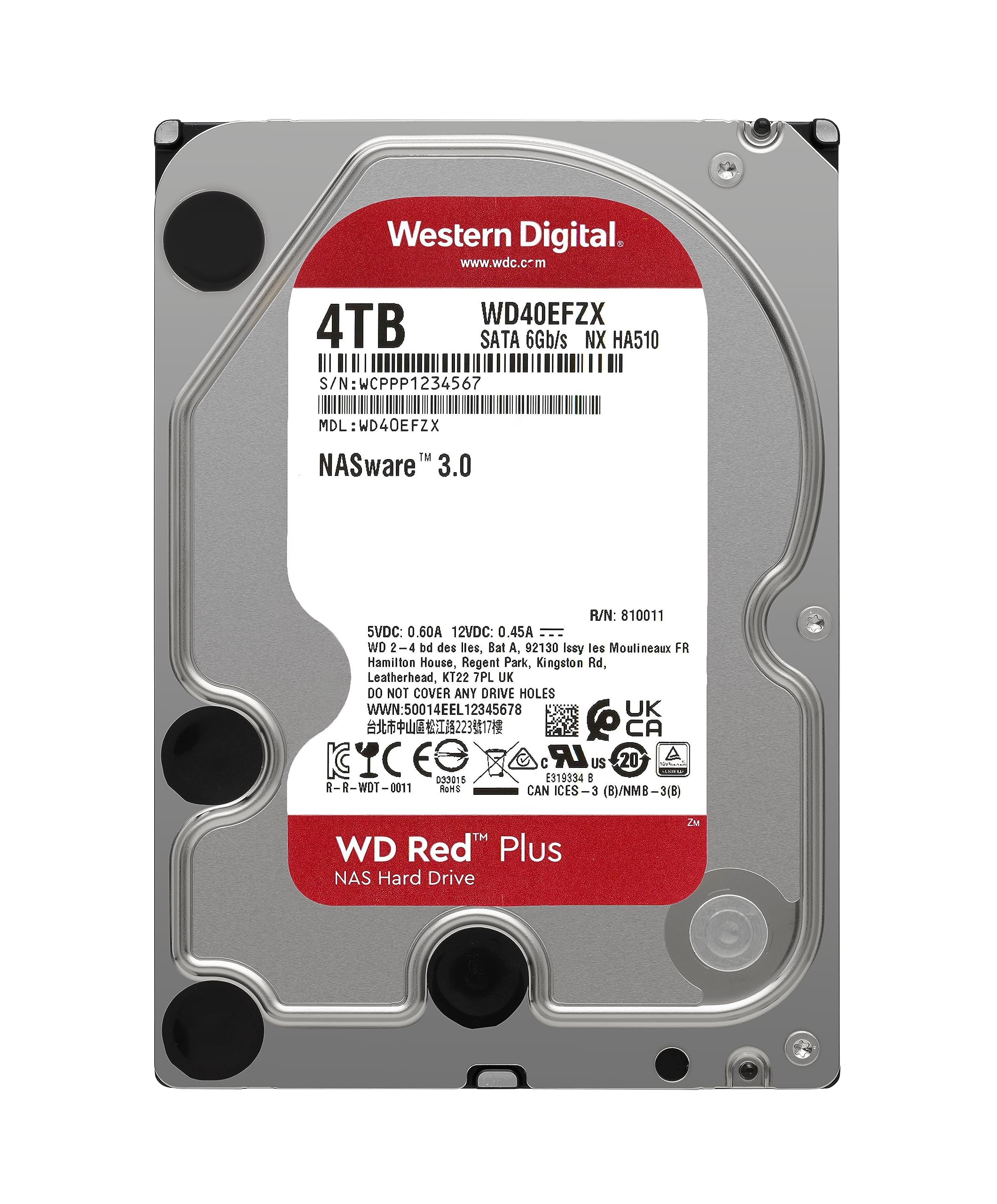 Amazon | WD40EFZX [WD Red Plus（4TB 3.5インチ SATA 6G 5400rpm