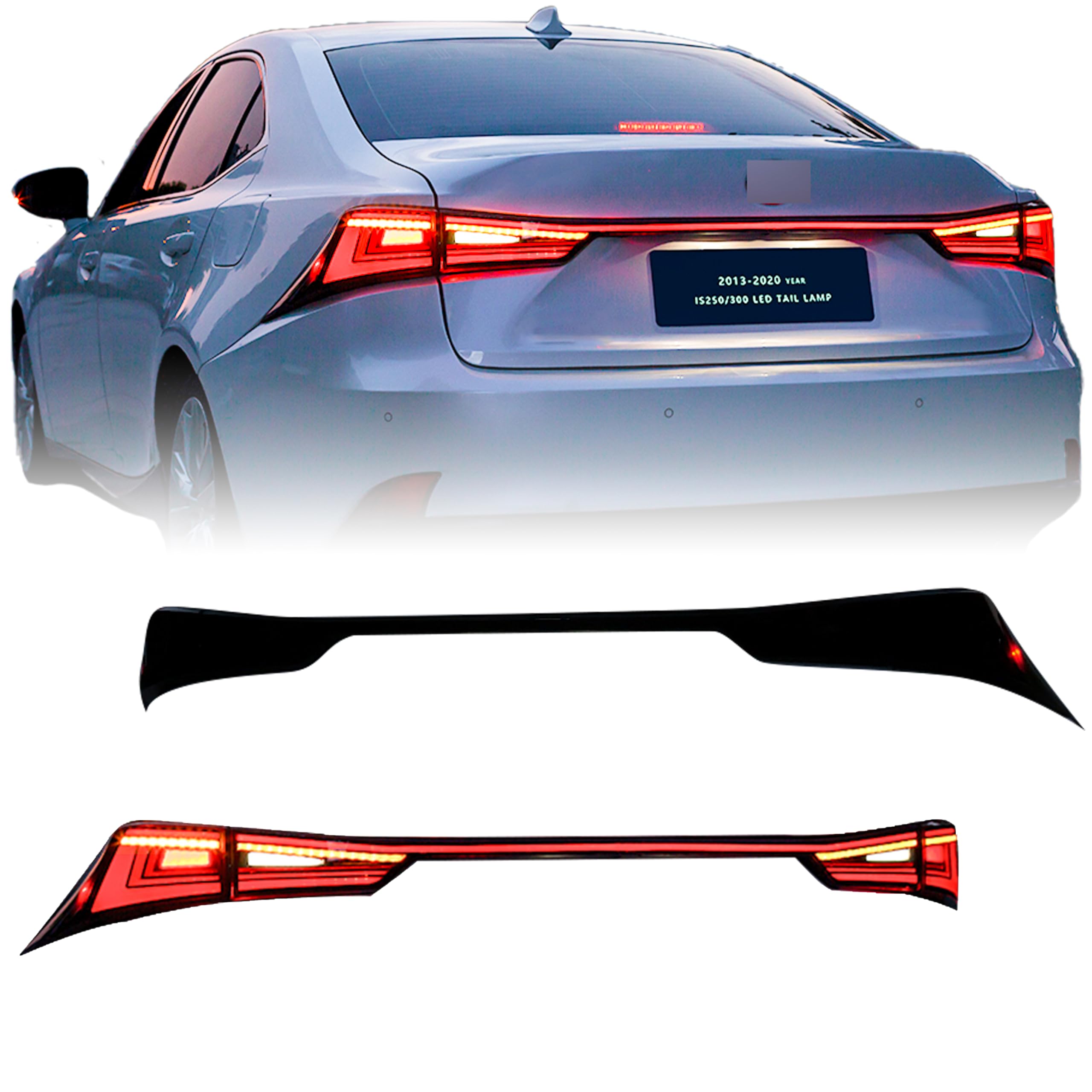 Amazon | Lryopti レクサス IS テールランプ テールライト