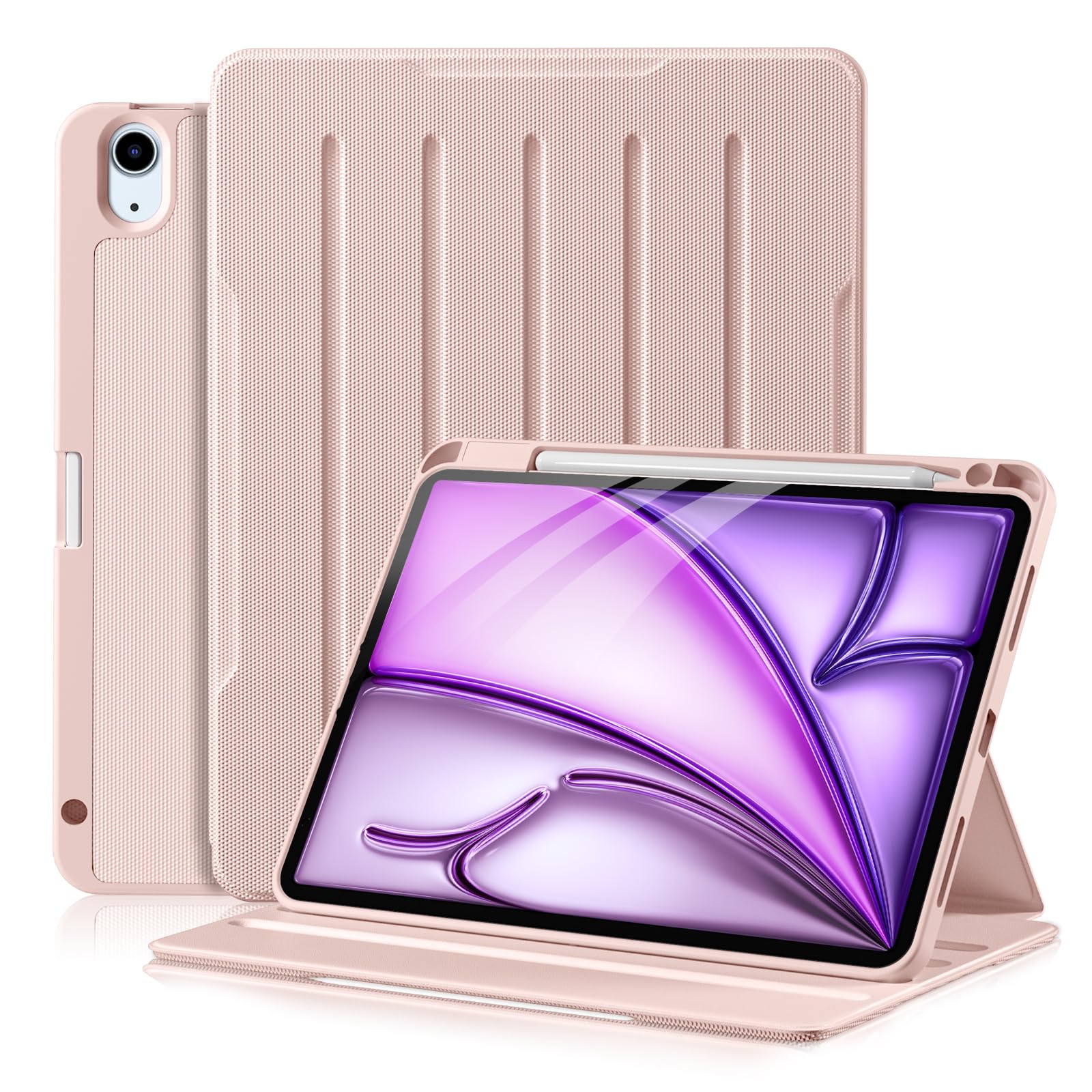 Amazon.co.jp: Maledan 対応iPad air 11インチ ケース 2024 四段階角度