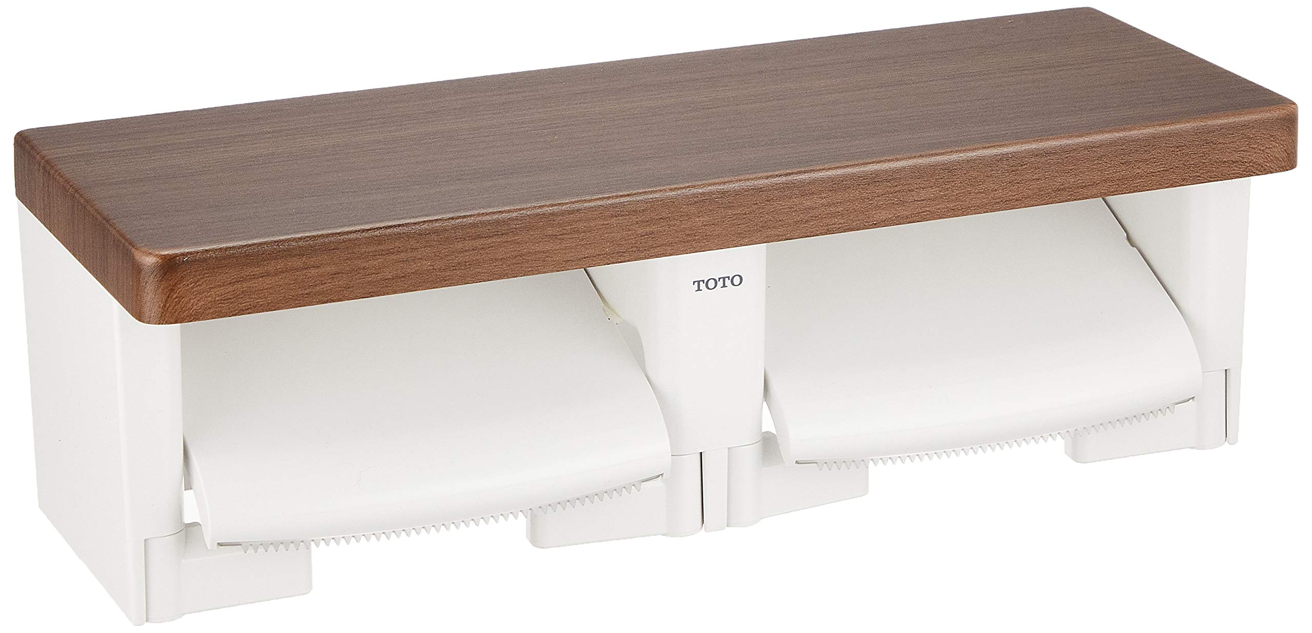 Amazon | TOTO 二連紙巻器 棚付き(木質) YH600FMR #MW ダルブラウン
