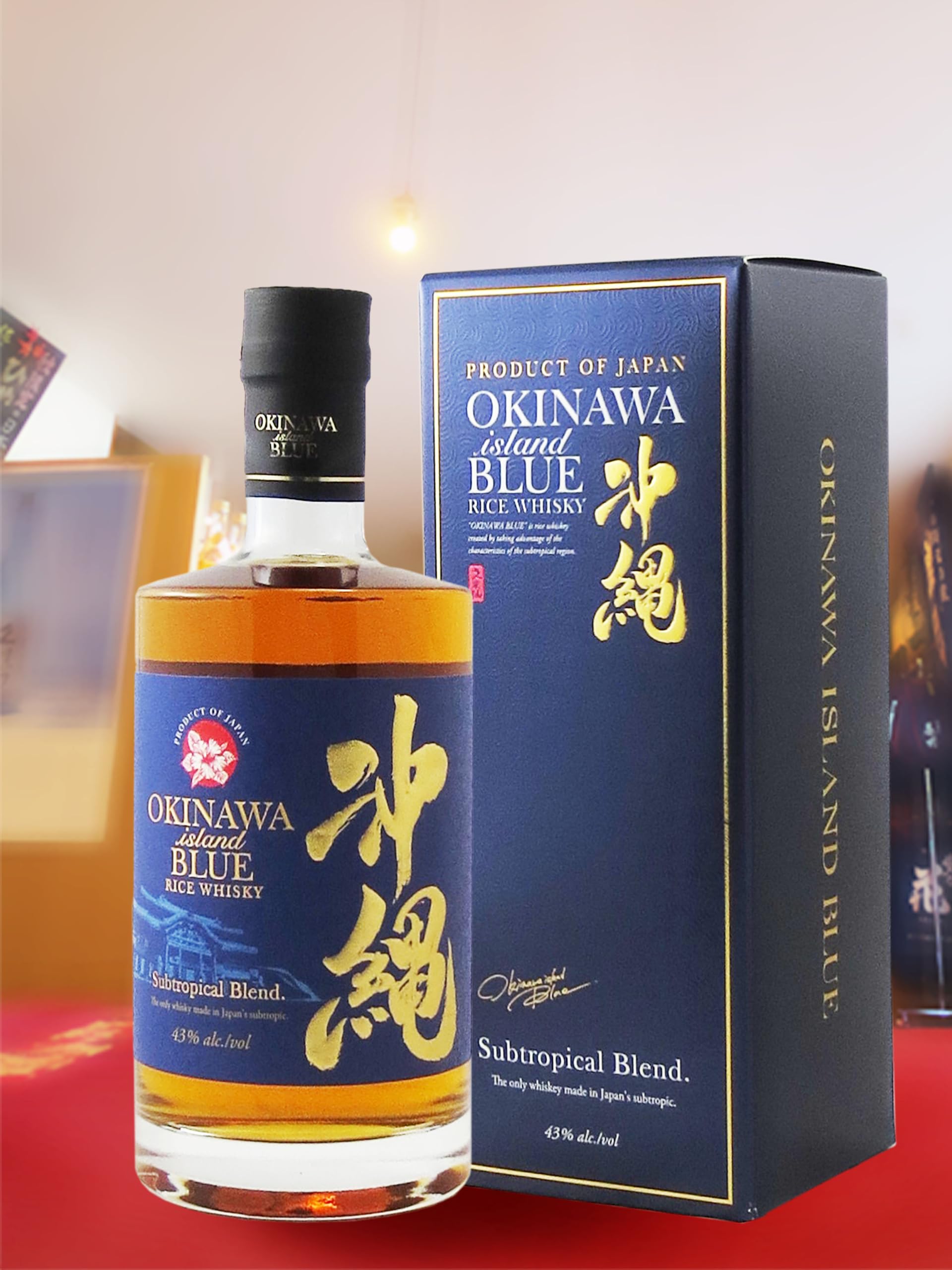 Amazon.co.jp: 久米仙酒造 沖縄ISLAND BLUE 43度700ml : 食品・飲料・お酒