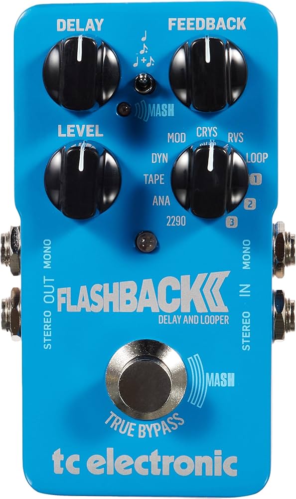 TC Electronic FLASHBACK DELAY & LOOPER Pedal para guitarra/baixo