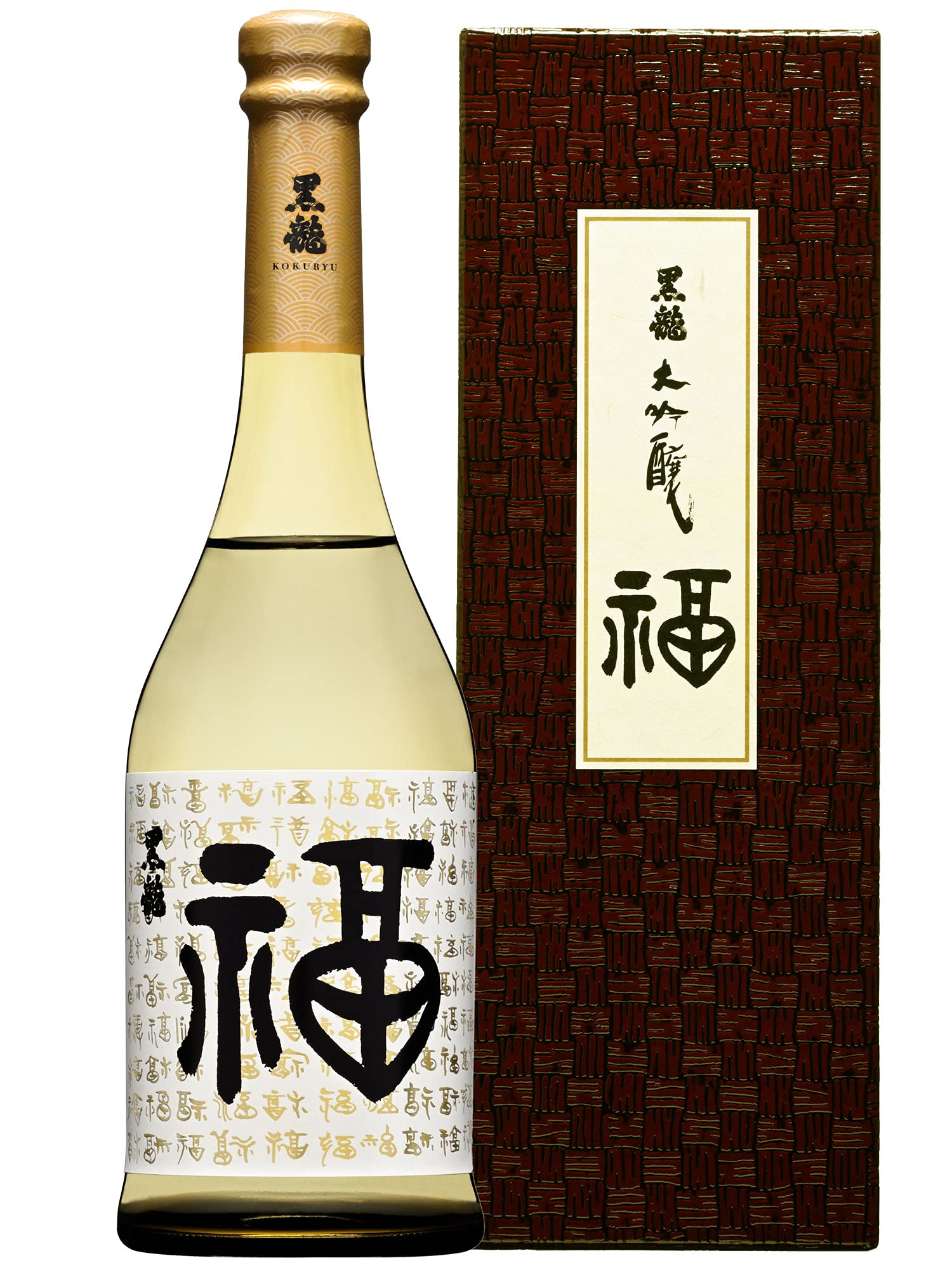 Amazon.co.jp: 黒龍 大吟醸 福ボトル 720ml 日本酒 誕生日 卒業 命名