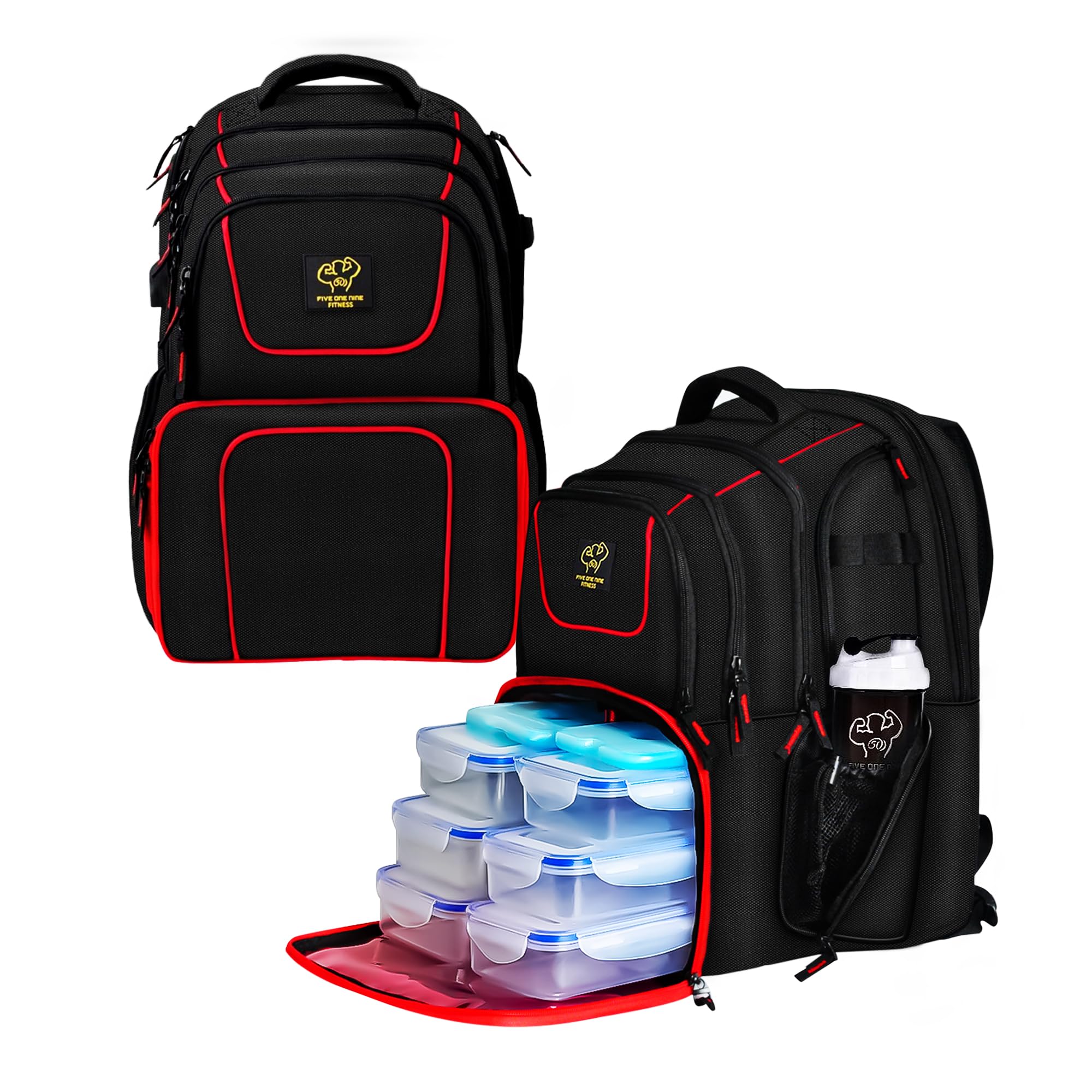 Amazon.com: 519 Fitness Meal Prep Backpack, 6 Meal Insulated