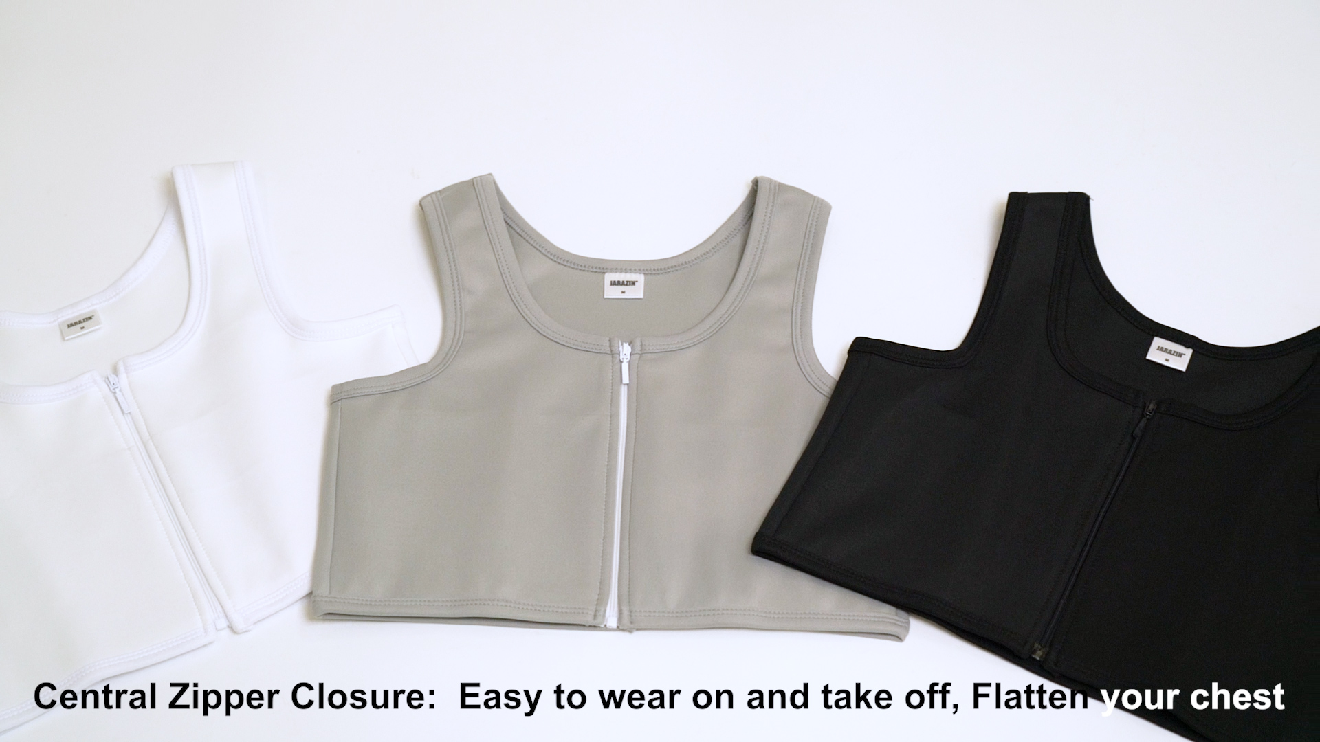 Amazon.com: JARAZIN Zipper Chest Binder for Women Transgender FTM