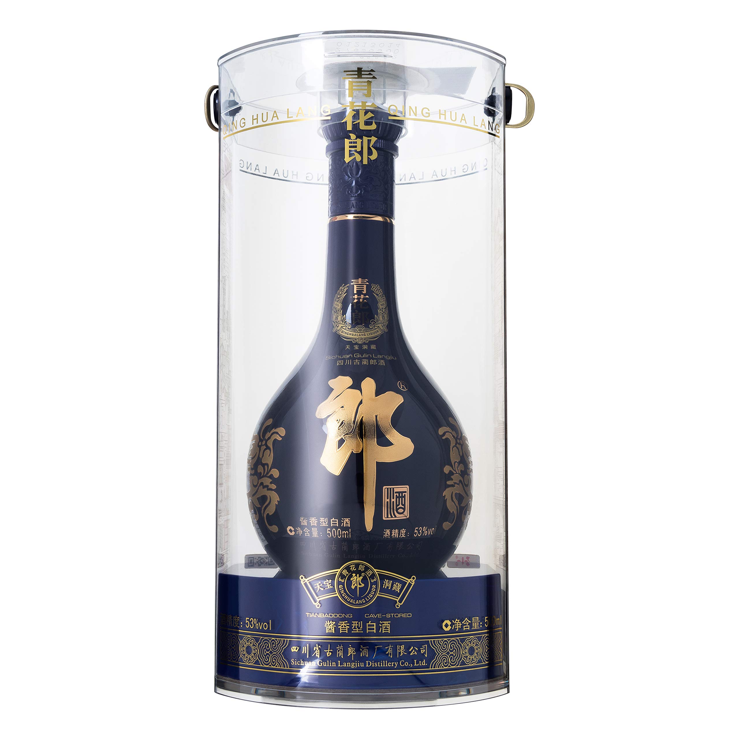 Amazon.co.jp: 中国白酒【醤香型白酒】 青花郎酒（あおはなろうしゅ