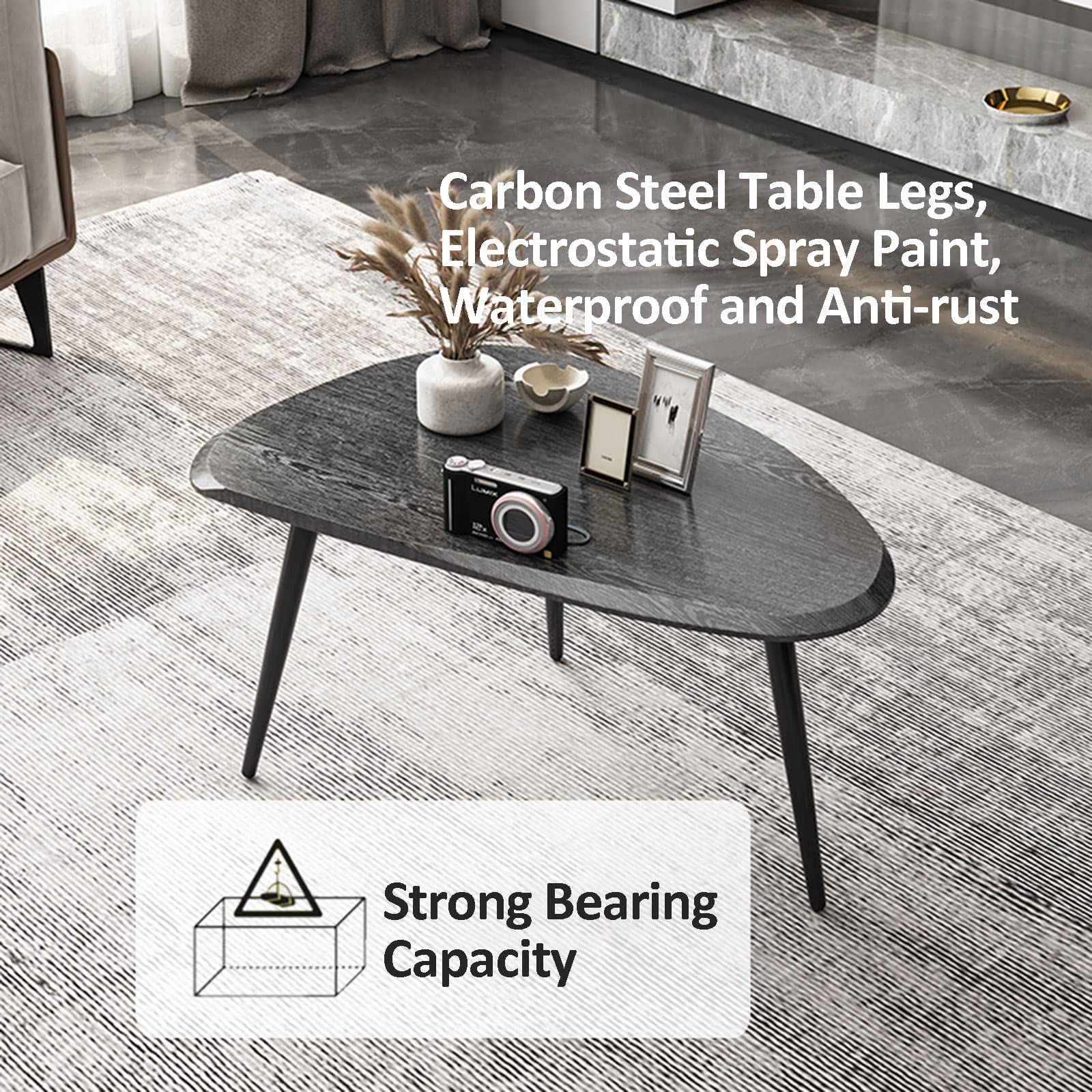 Amazon.co.jp: ミッドセンチュリーコーヒーテーブル、ネスティング