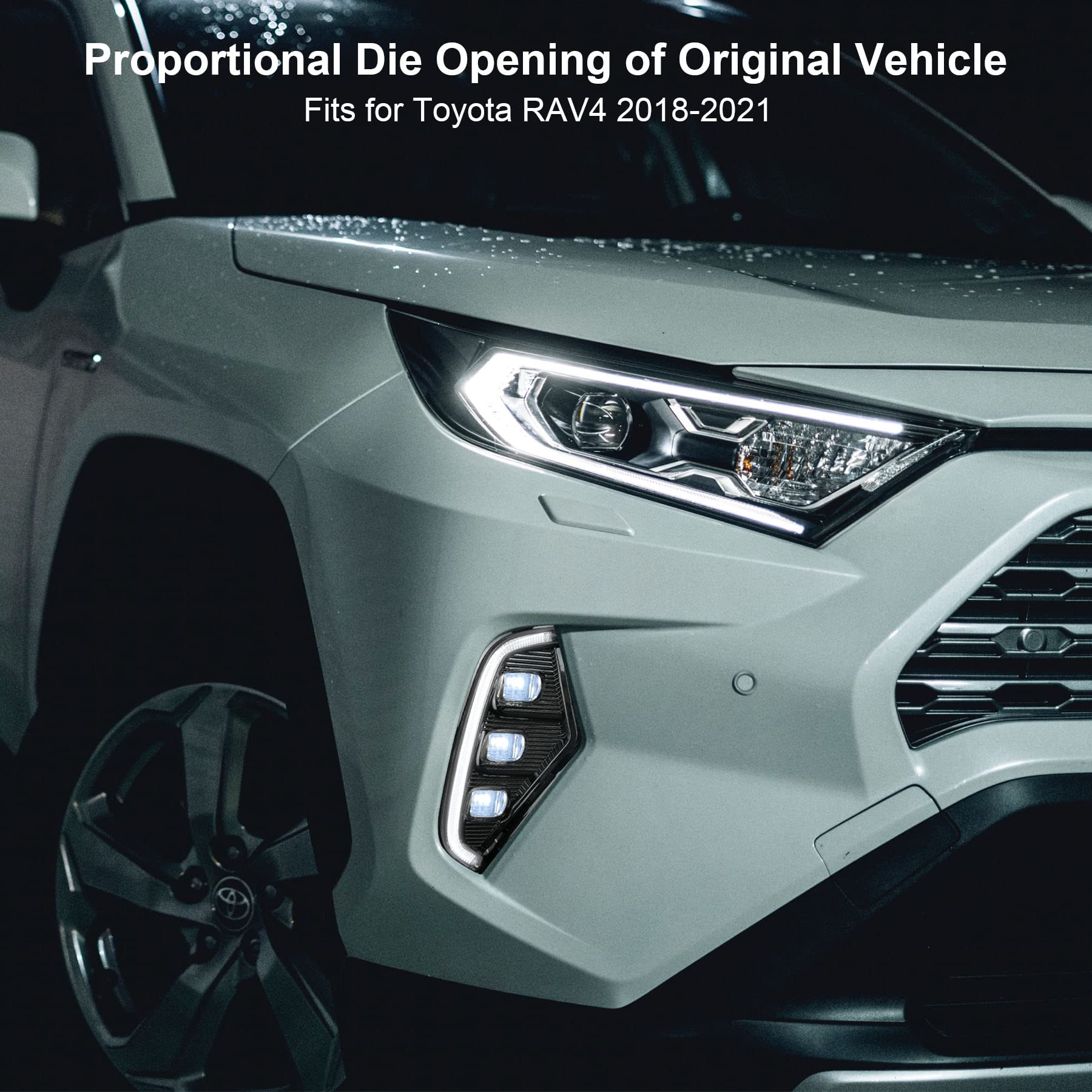 Amazon | LED デイタイム ランニングライト トヨタ RAV4 2019 2020