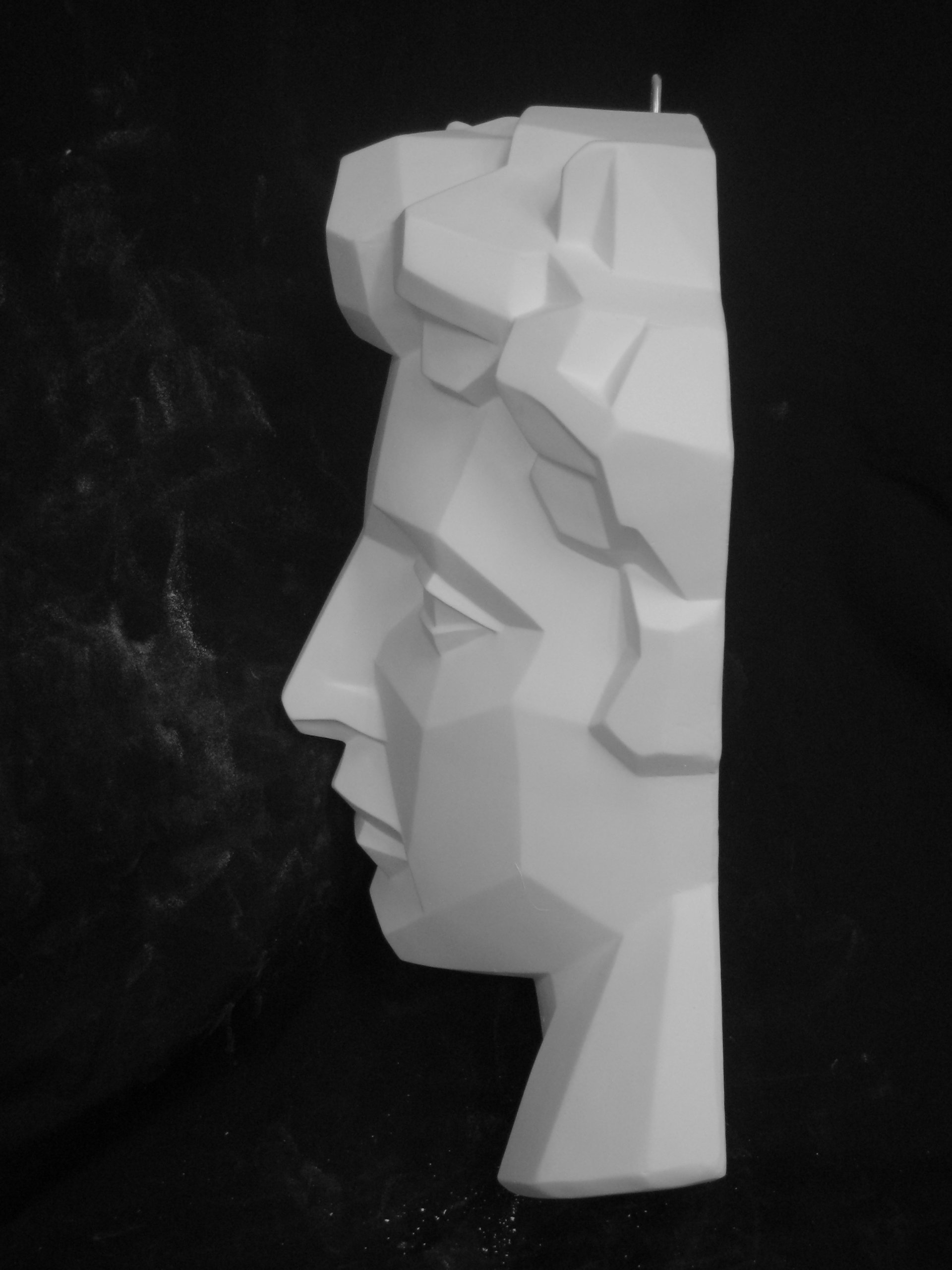 Amazon.co.jp: 石膏像 M－413 ジュリアーノ・メジチ半面（面取り