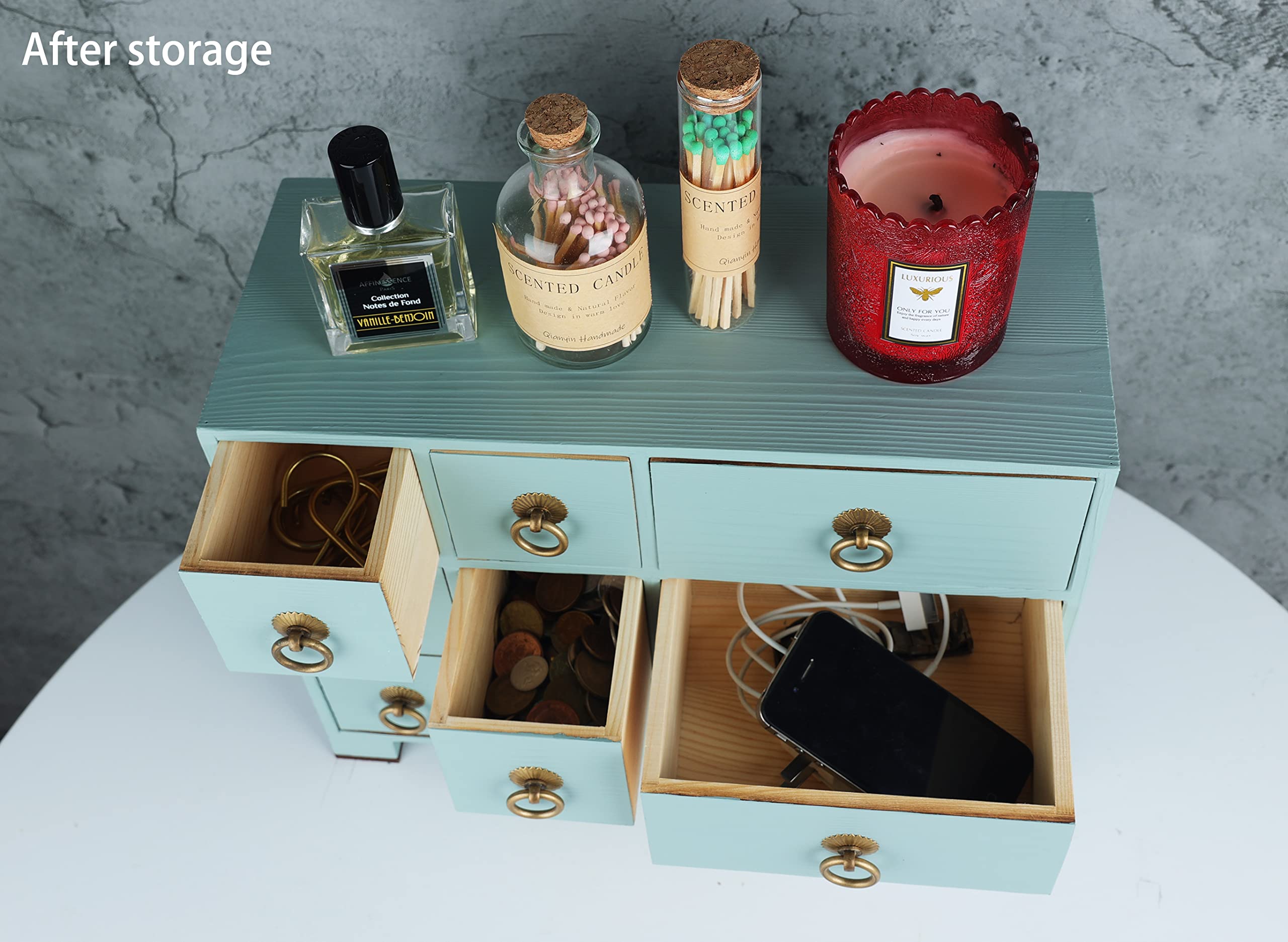 Amazon.co.jp: 1個 伝統的な無垢材 小 中国の薬箱 l ヴィンテージで