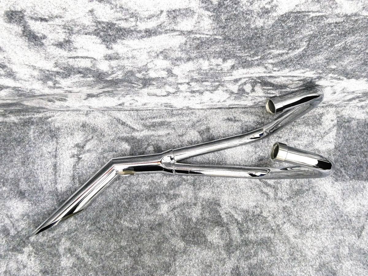 Amazon | GS400 マフラー (ナカノサイクロン 鉄メッキ)/ GS400E