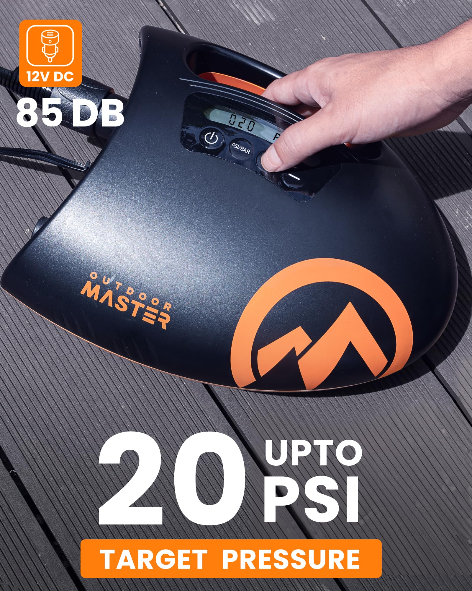 Amazon.co.jp: OutdoorMaster Shark高圧SUPポンプ - 電動エアポンプ