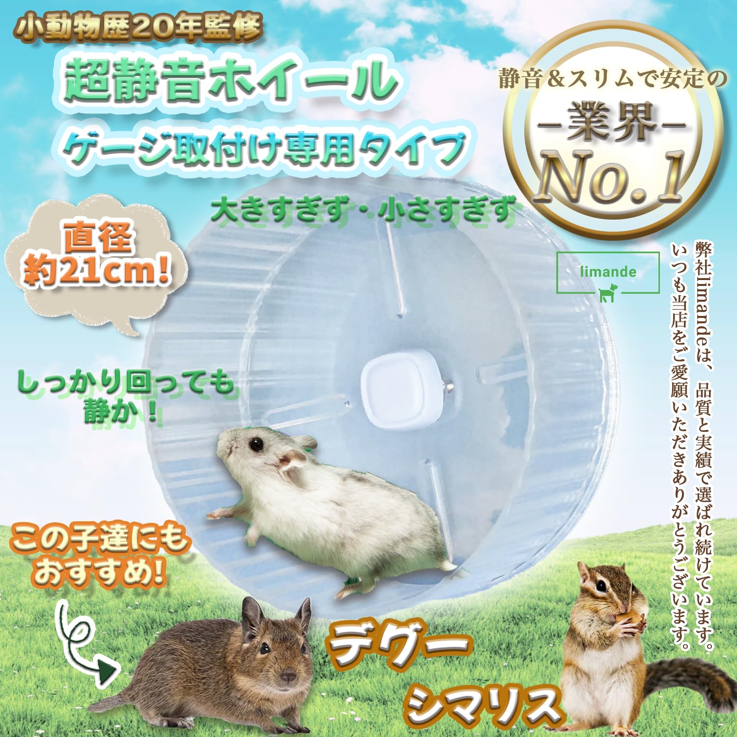 Amazon.co.jp: 【日本語取説付】 limande サイレントホイール21