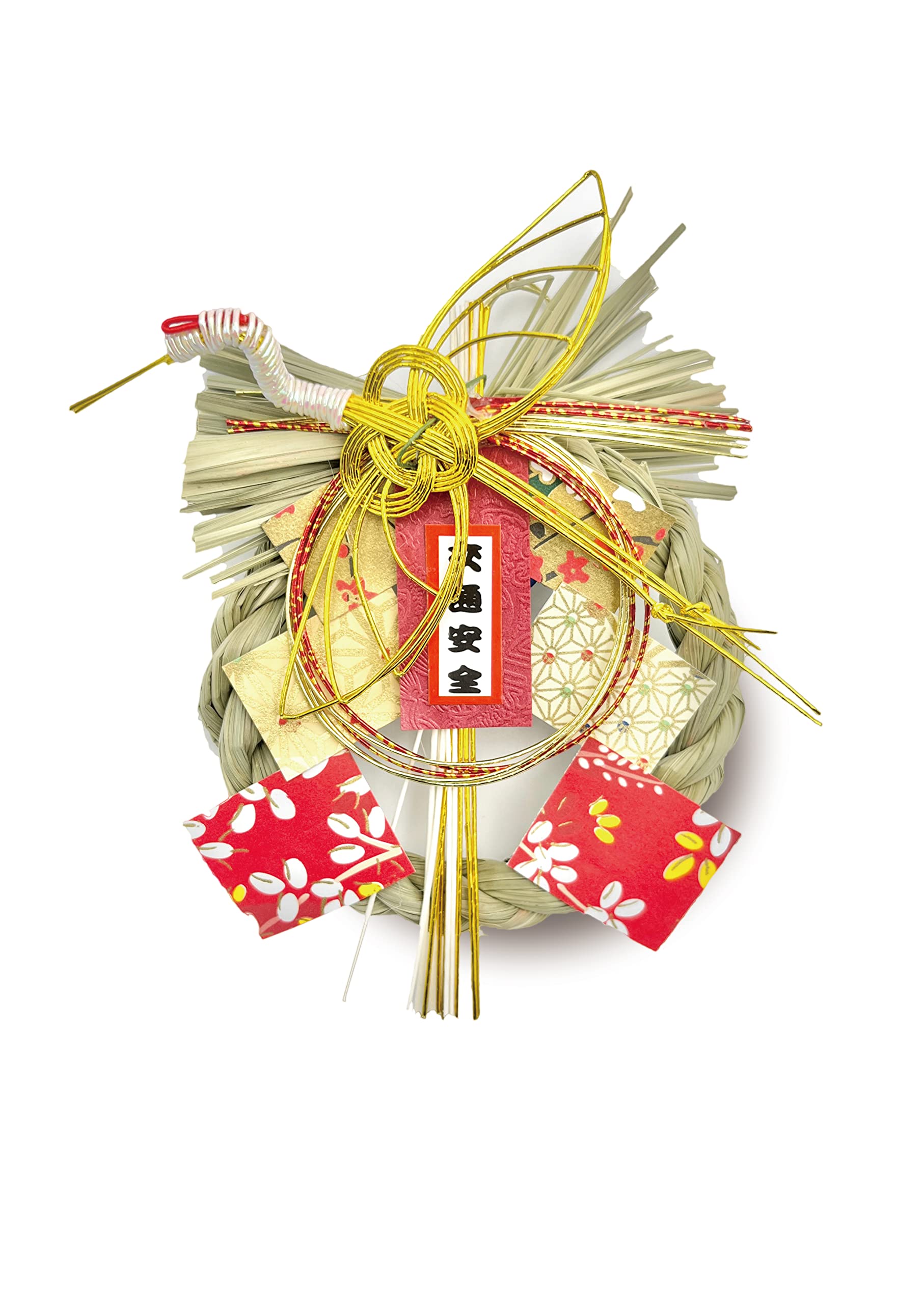 Amazon.co.jp: ［ 2025年 mamawreath 交通安全 しめ縄 ］お正月飾り