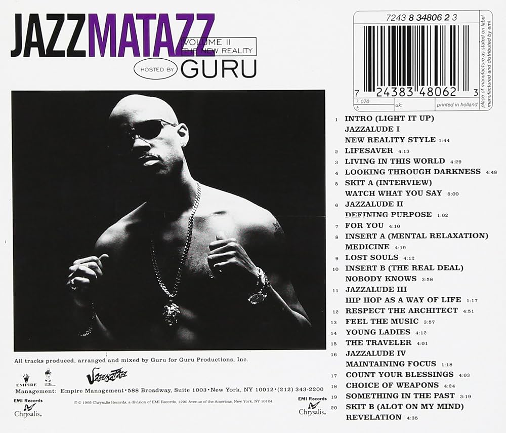 Jazzmatazz Volume Ii The New Reality: Guru: Amazon.it: CD e Vinili}