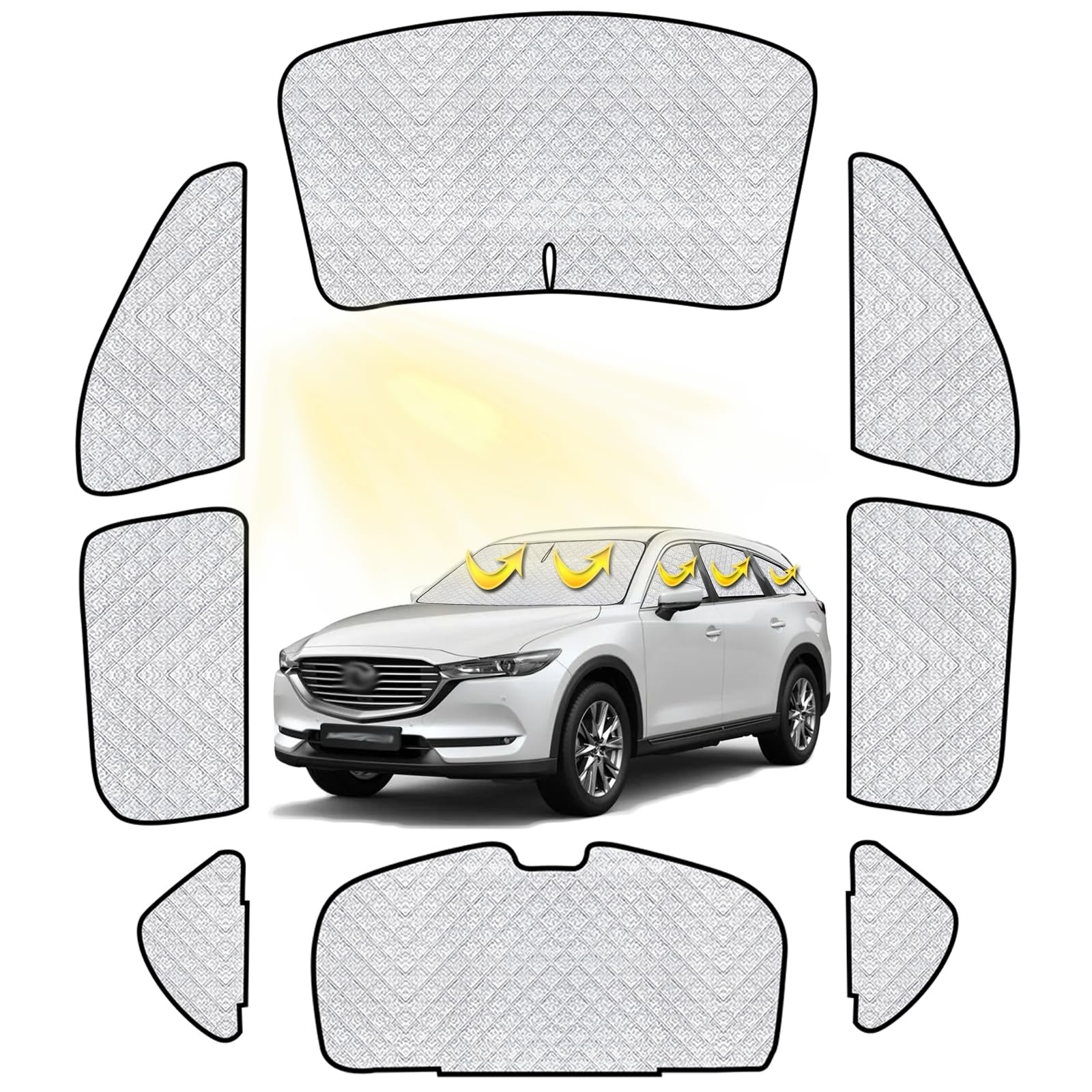 Amazon.co.jp: マツダ CX-8 サンシェード フルセット マツダ CX-8 車