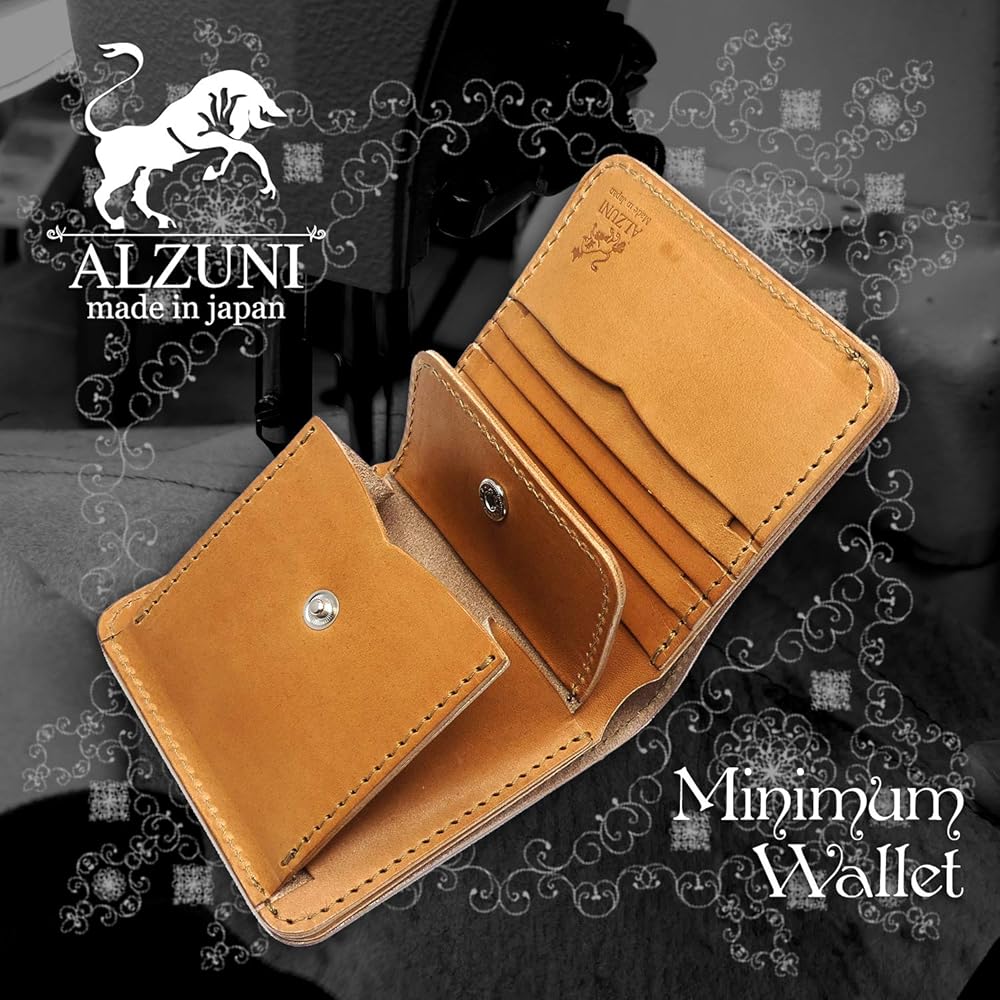 Amazon | ALZUNI ブランド 正規販売 本革 レザーウォレット ミニマム