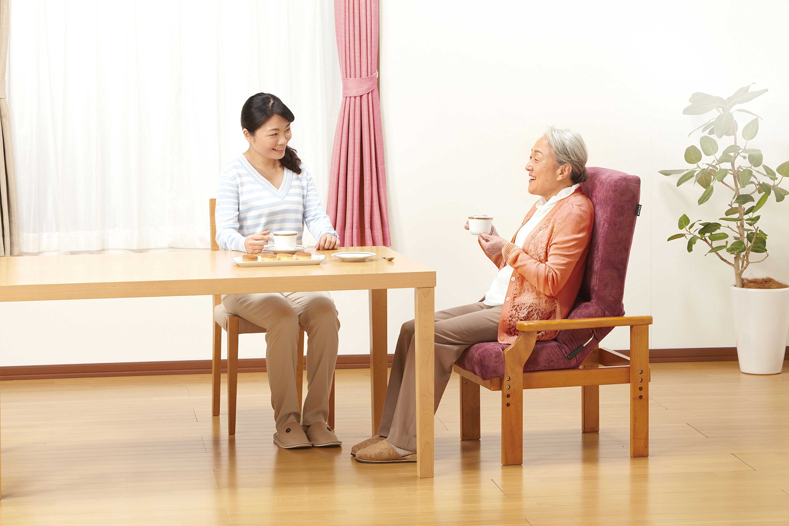 Amazon | フランスベッド 背中が曲がった人向けの椅子 高座椅子 一人