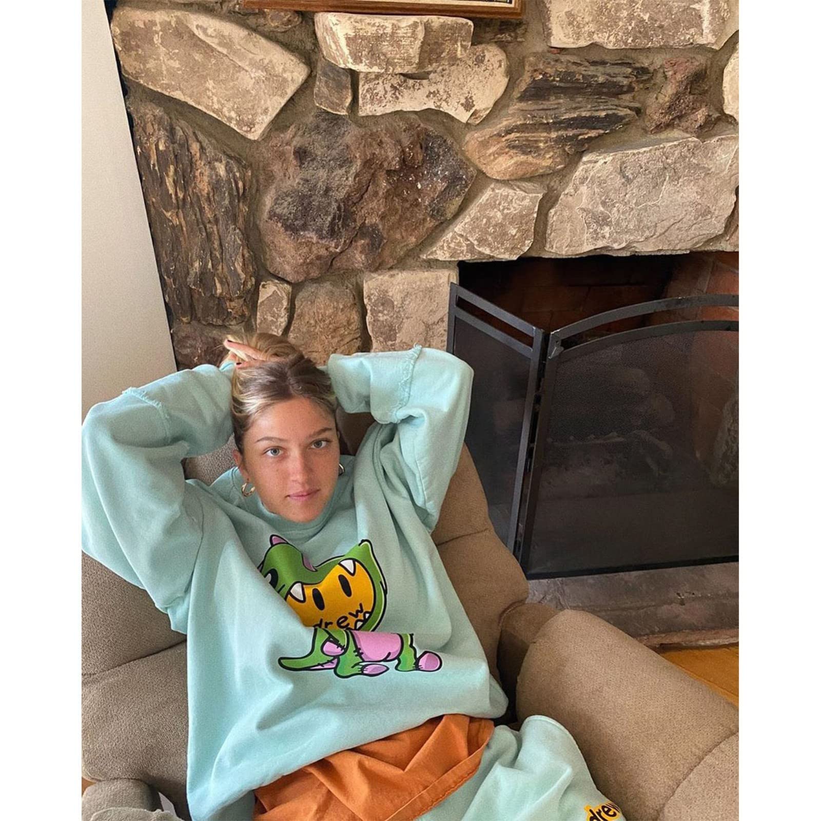 Amazon.co.jp: KAIJIE Drew パーカー ドリューハウス パーカー Drew