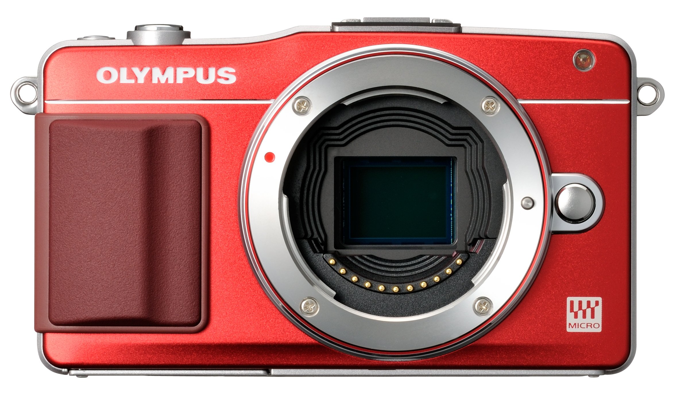 Amazon | OLYMPUS ミラーレス一眼 PEN mini E-PM2 ボディ レッド E-PM2