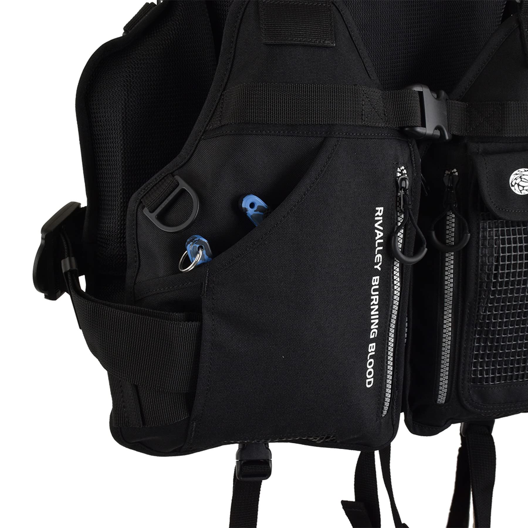 Amazon | 双進(SOSHIN) 7661 RBB ロックショアショートベスト ブラック