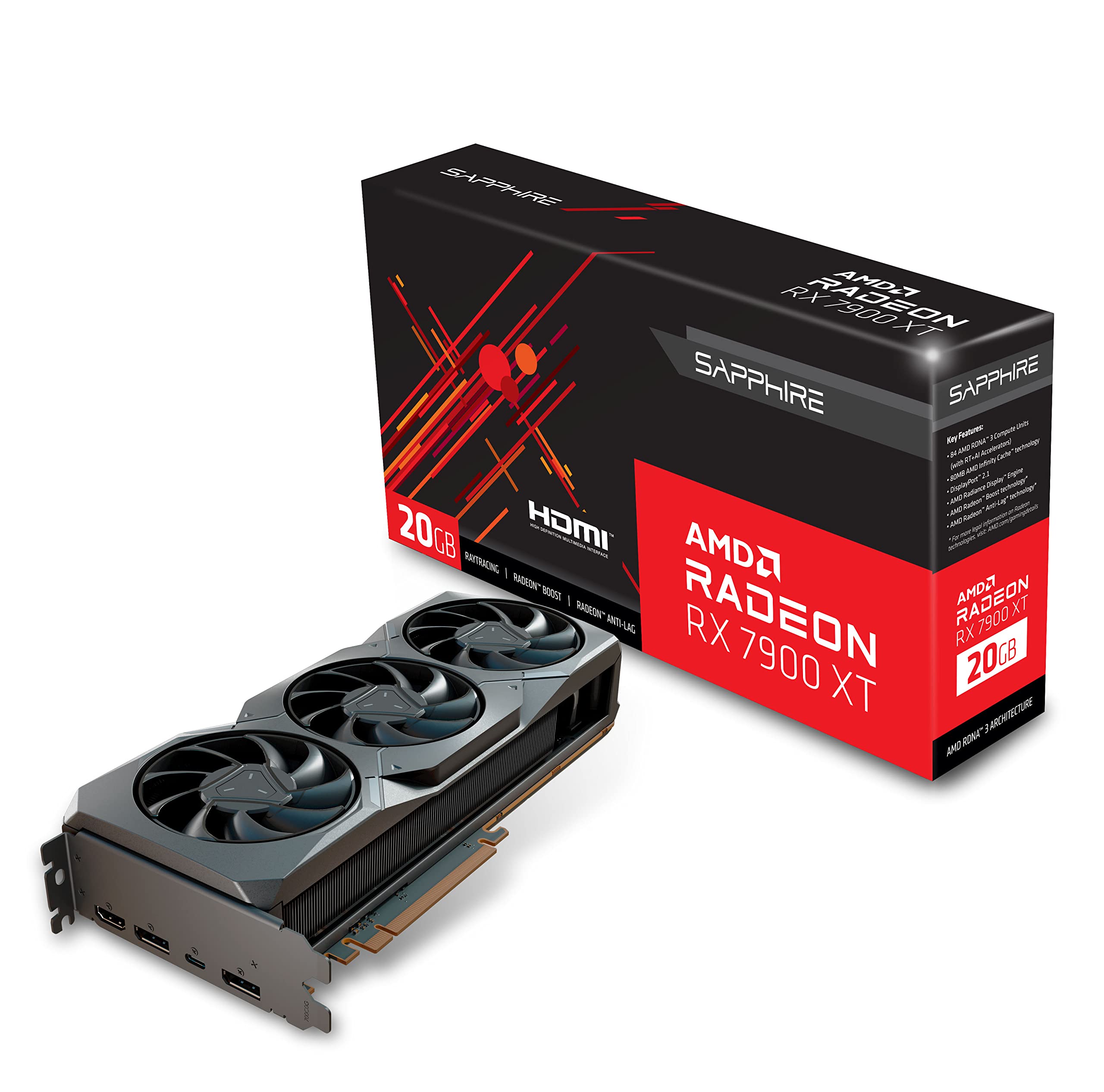 Amazon | Sapphire 21323-01-20G AMD Radeon RX 7900 XT ゲーミング