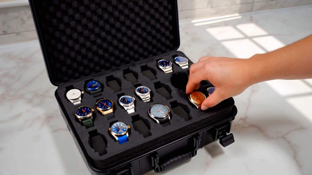 Amazon.com: CASEMATIX Watch Travel Case - Impact Resistant Watch