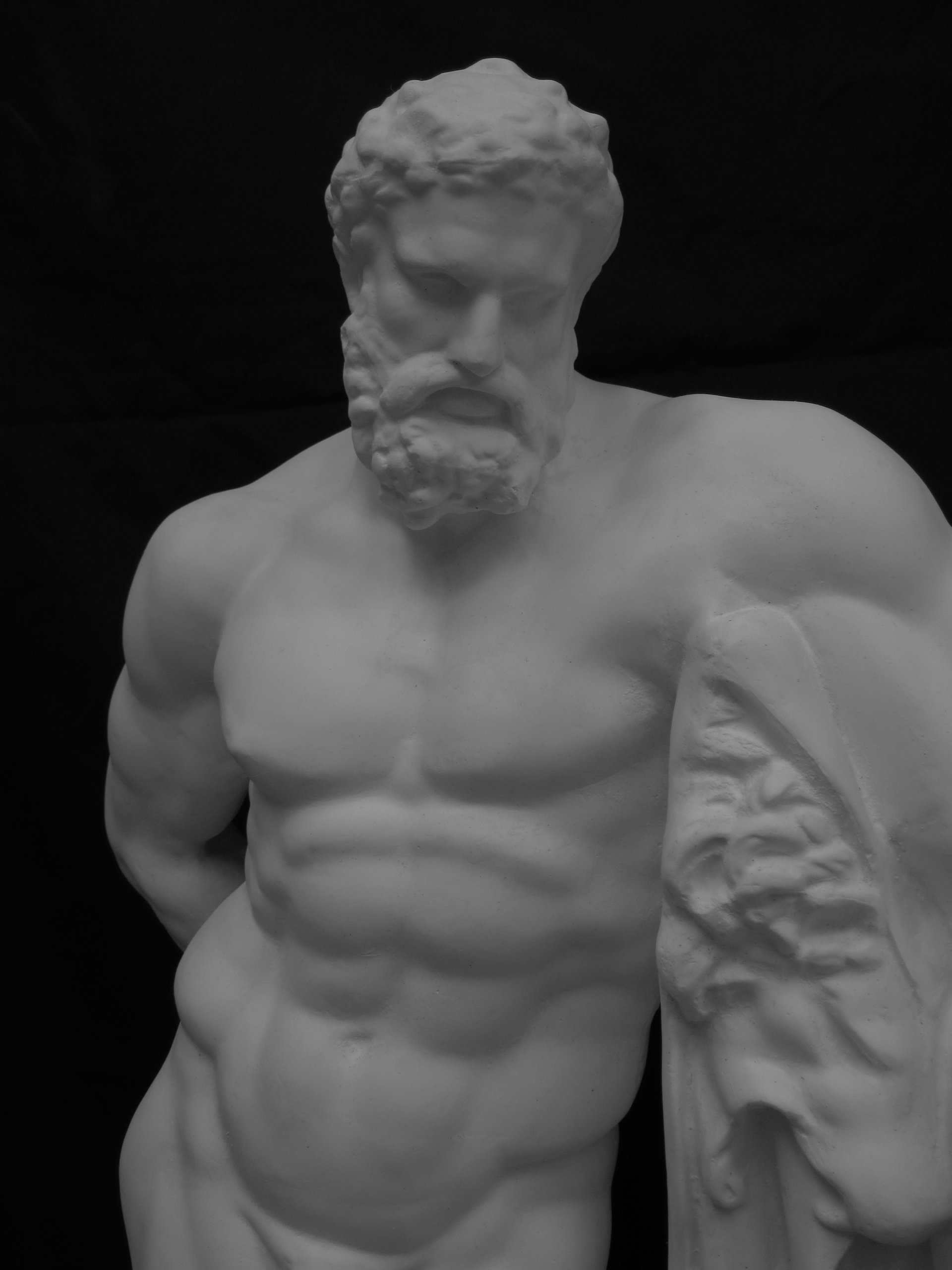 Amazon.co.jp: 石膏像 N－026 ヘラクレス全身像(大） H．73cm