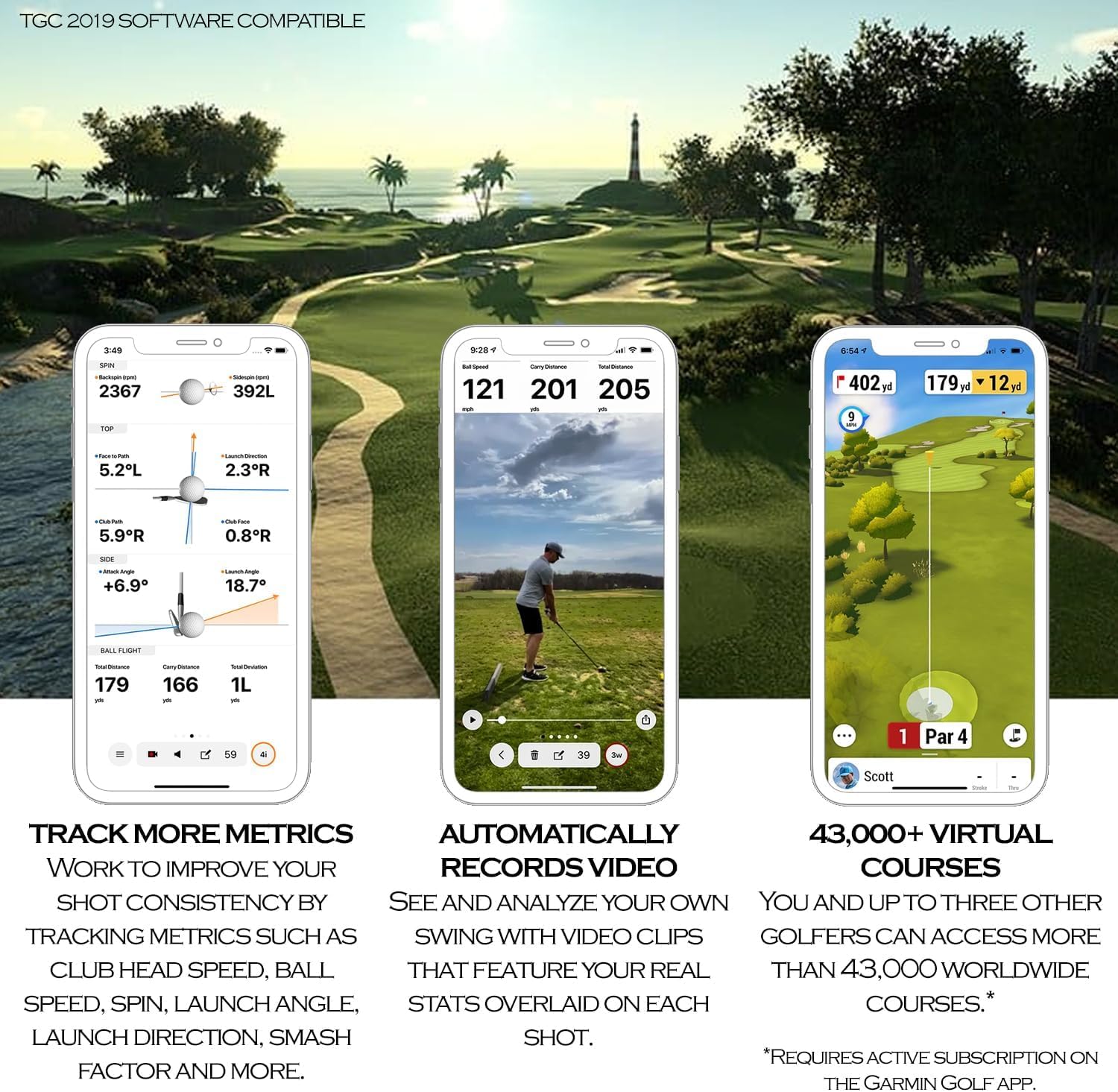 Amazon.co.jp: Garmin Approach R10 ポータブルゴルフローンチモニター