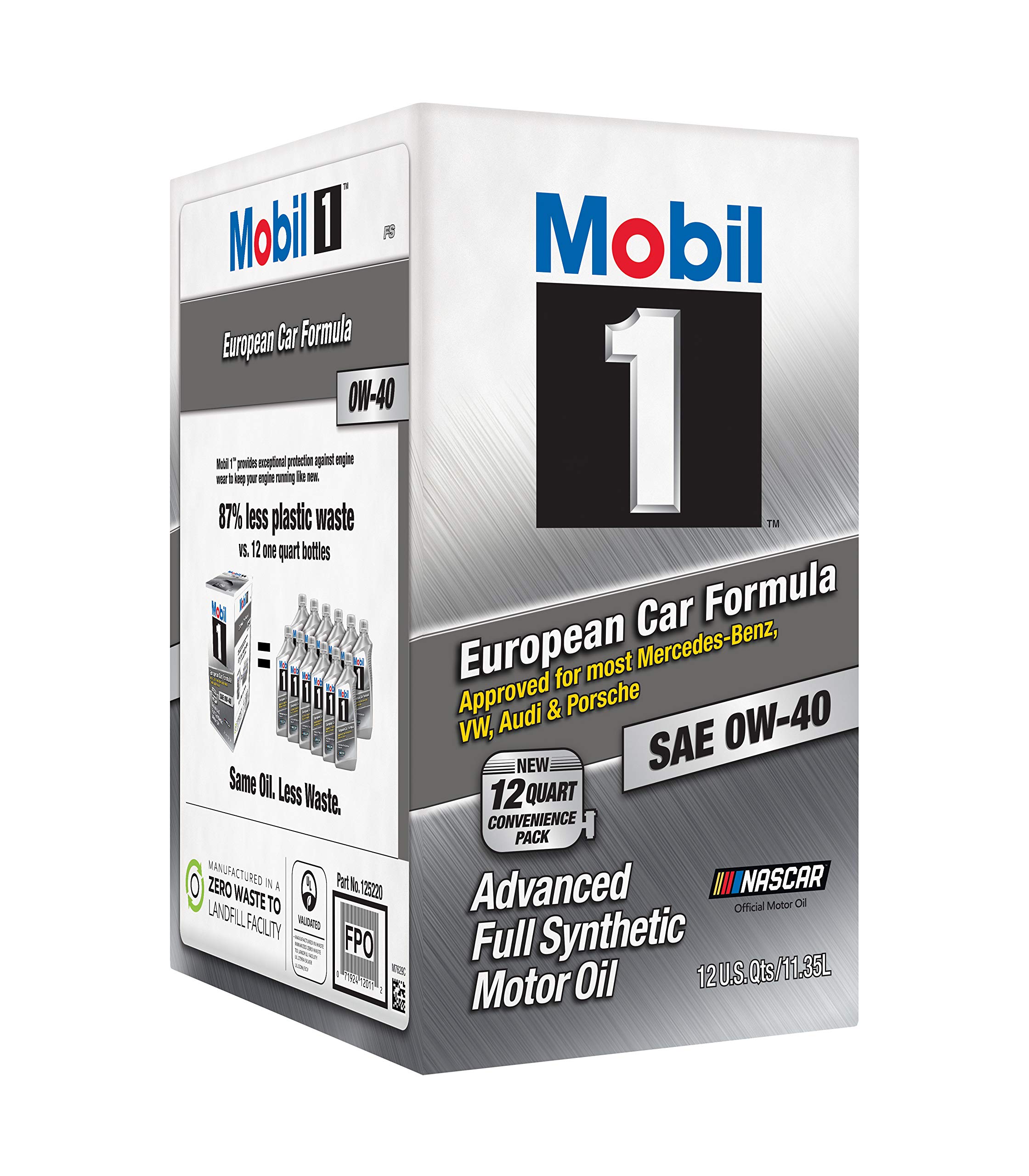 Amazon | MOBIL 1 (モービル1) 0W-40 エンジンオイル 11.35L (12