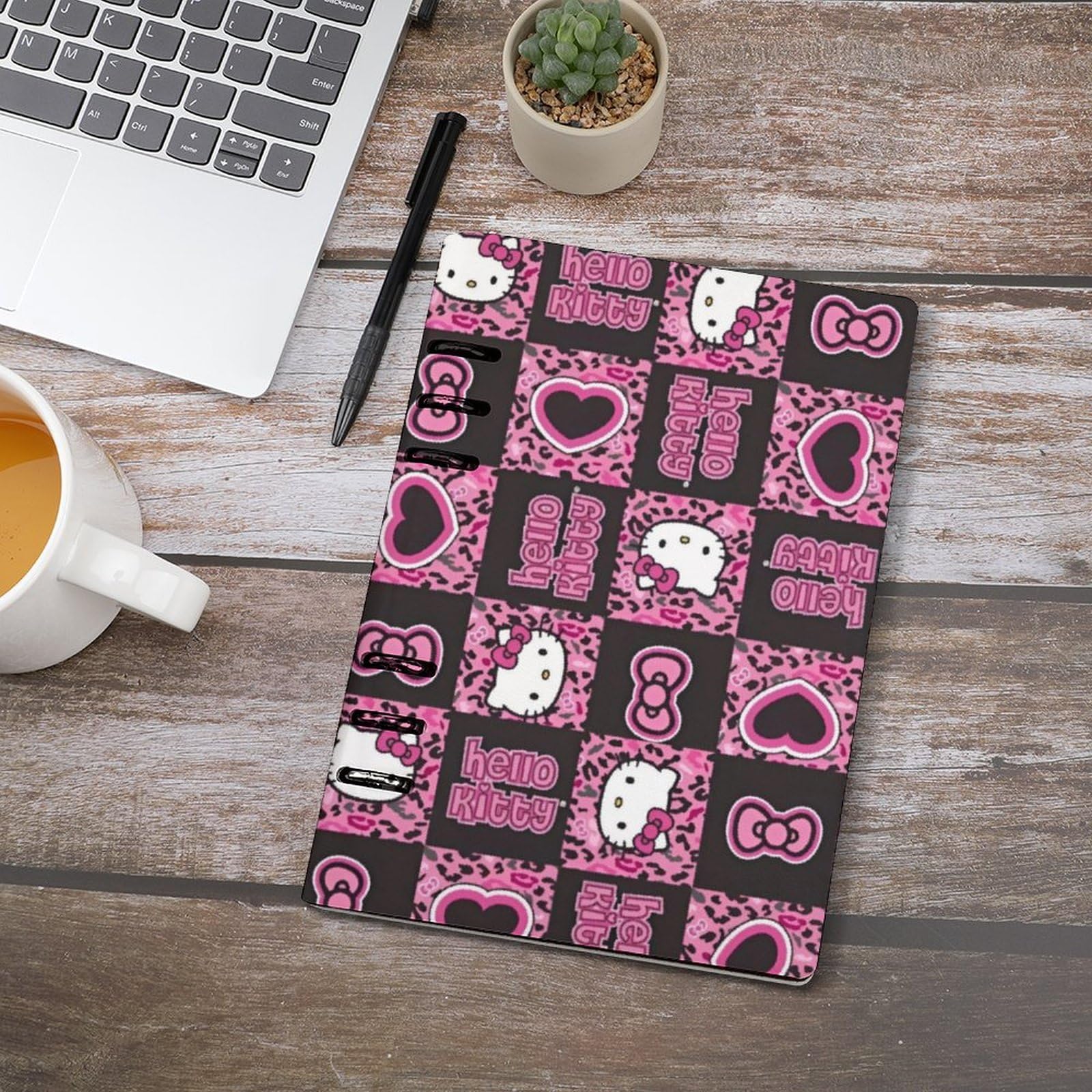 Amazon | ハローキティ ヒョウ柄 システム手帳 PU A5サイズ