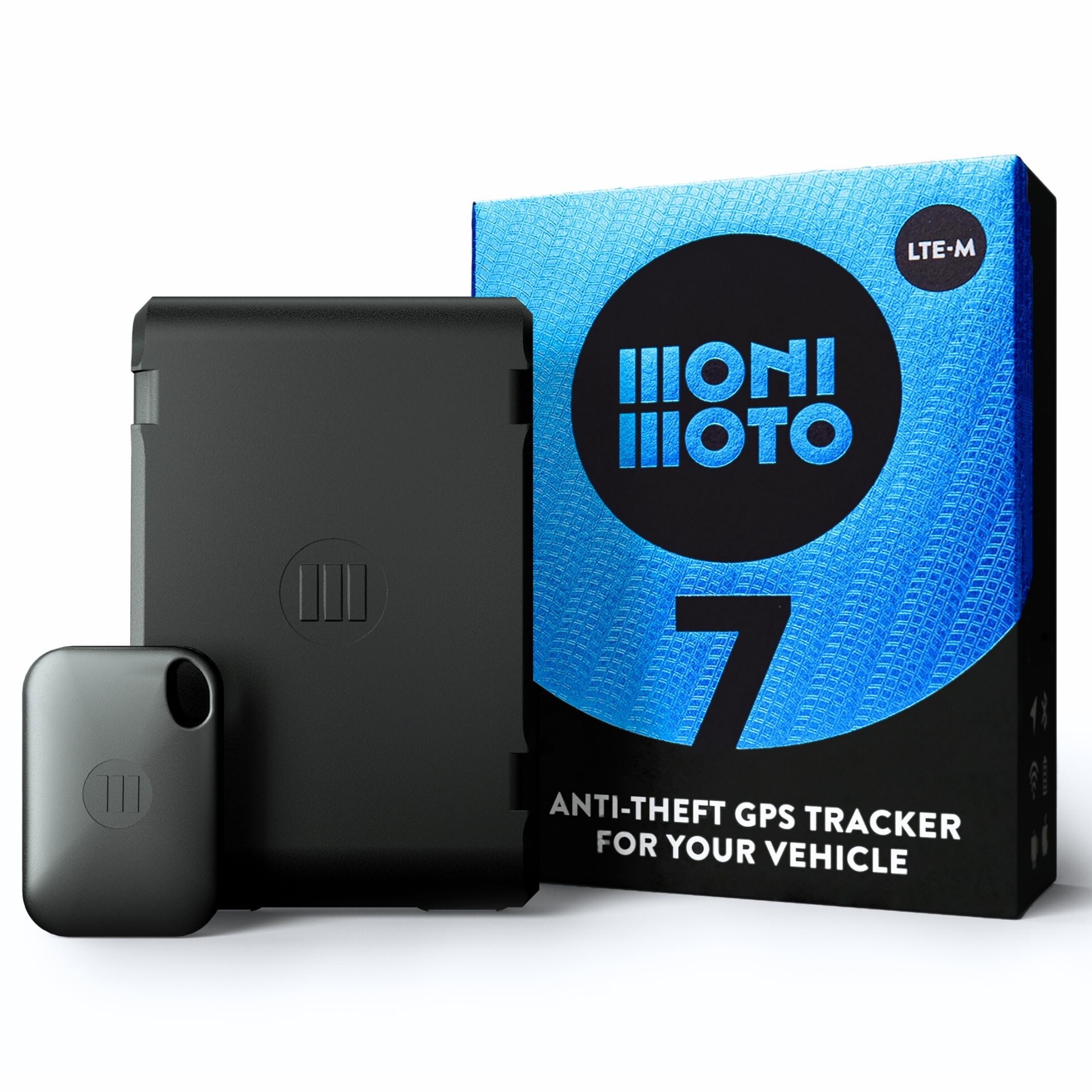 MoniMoto 7 Motorcycle Tracker and Alarm with DIY Installation, No