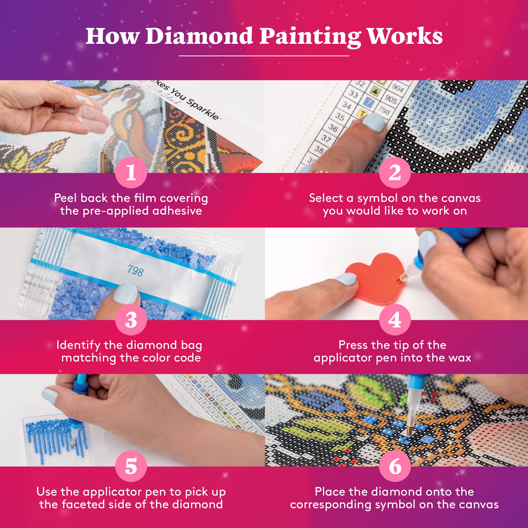Amazon.co.jp: DIAMOND ART CLUB ペイント・ザ・ムーン ダイヤモンド
