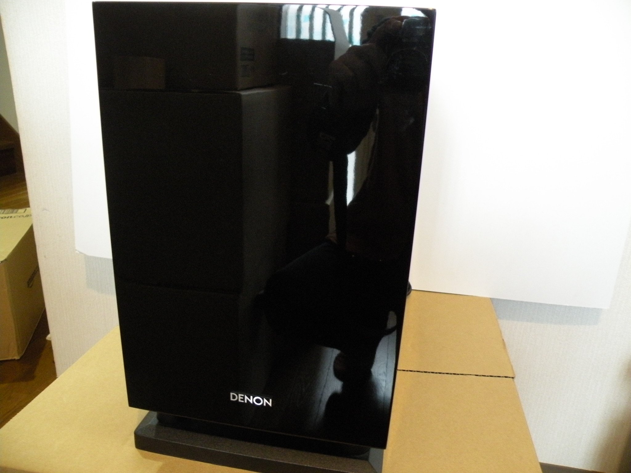 DENON】サブウーファー DSW-300SG ブラック 高音質 Amazon.co.jp