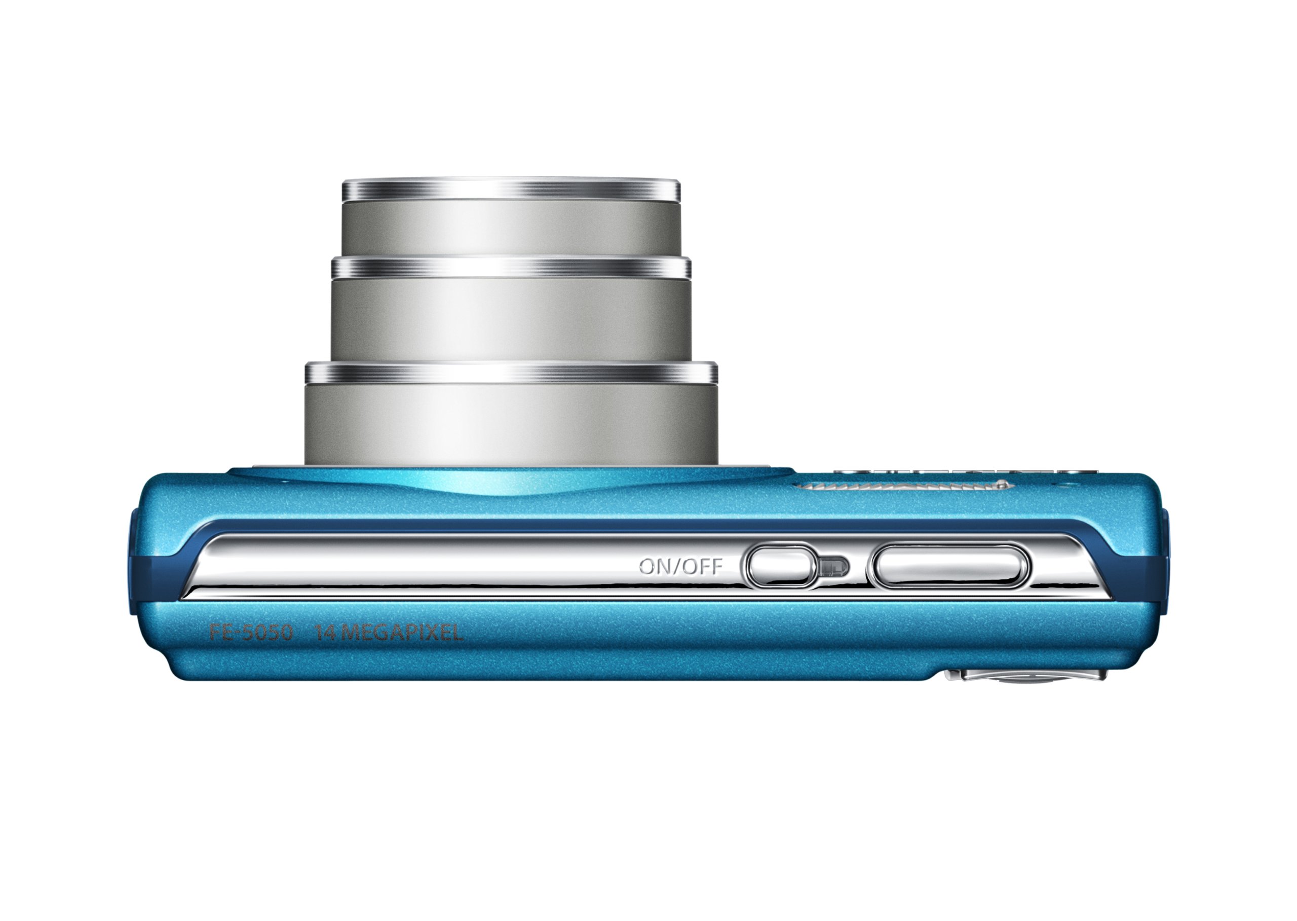 Amazon | OLYMPUS デジタルカメラ FE-5050 ブルー 光学5倍ズーム FE