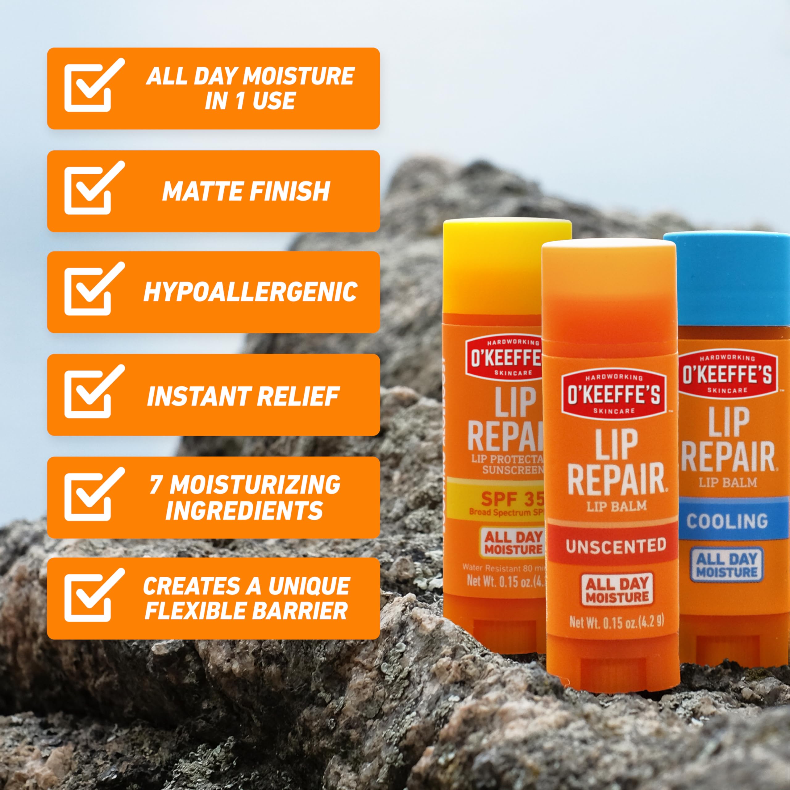 Amazon.co.jp: O'Keeffe's リップリペア リップクリームセット 乾燥