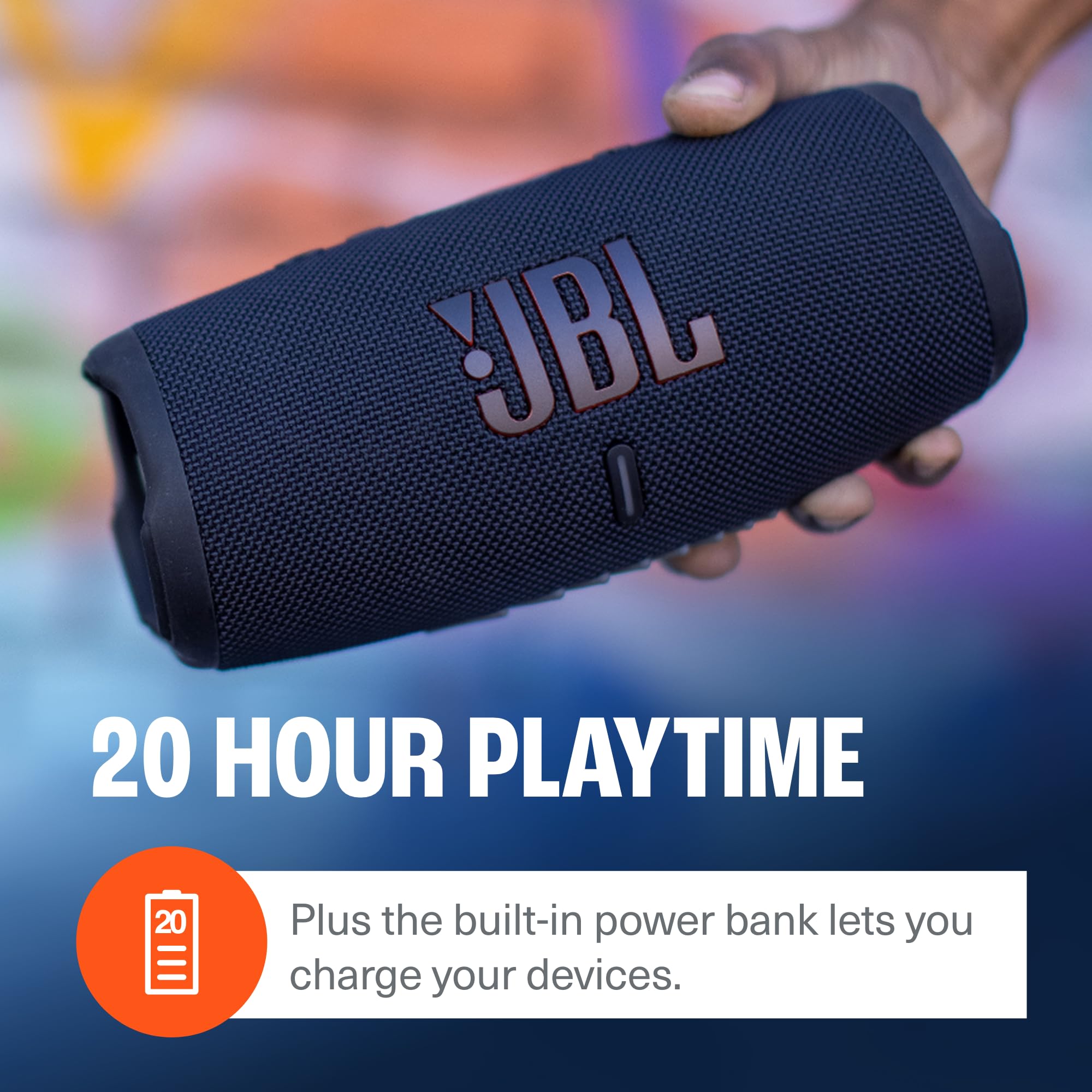 Amazon.com: JBL Charge 5 (Teal) + Bundle with divvi! Protective