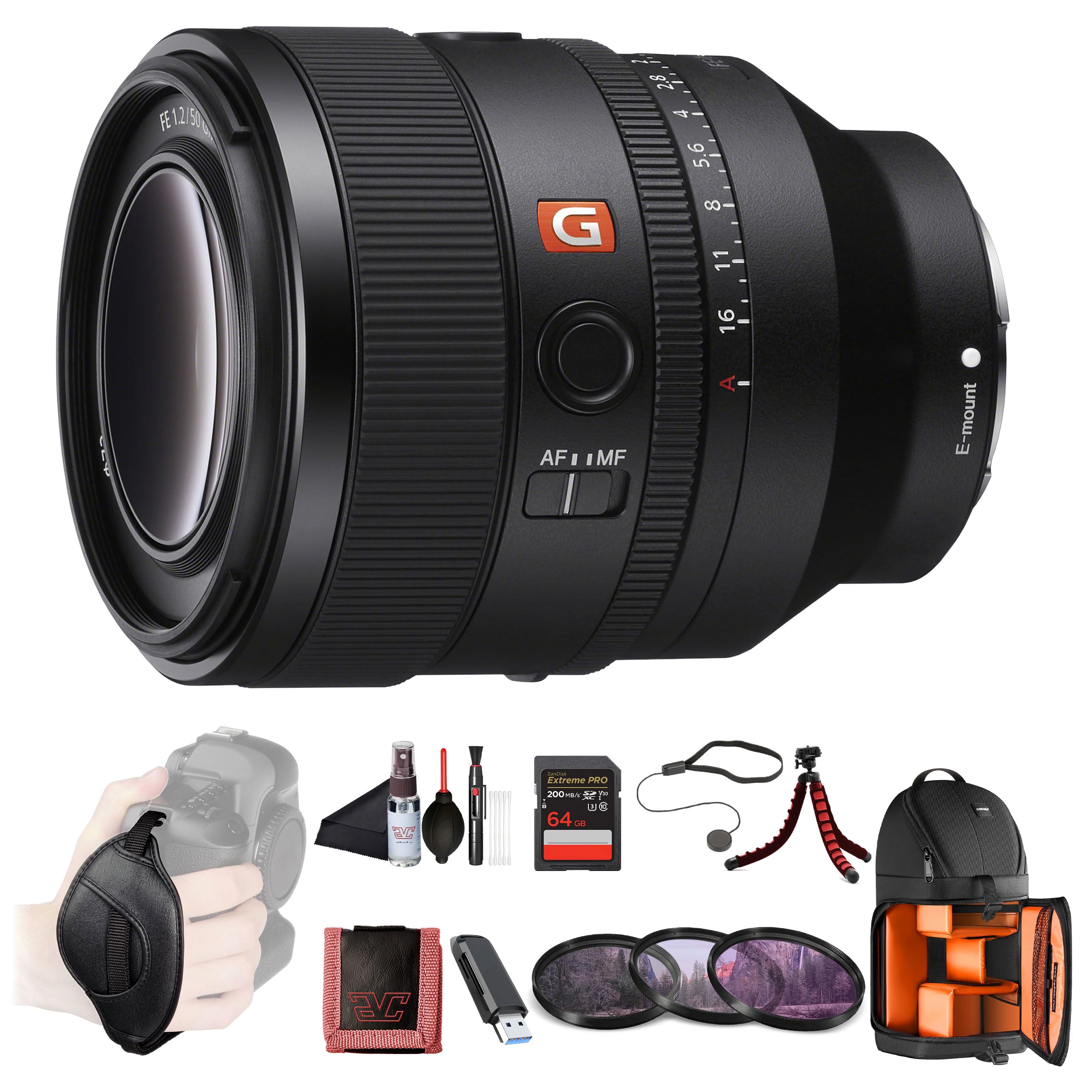 Amazon.com : Sony FE 50mm F1.2 GM Standard Prime Lens (SEL50F12GM