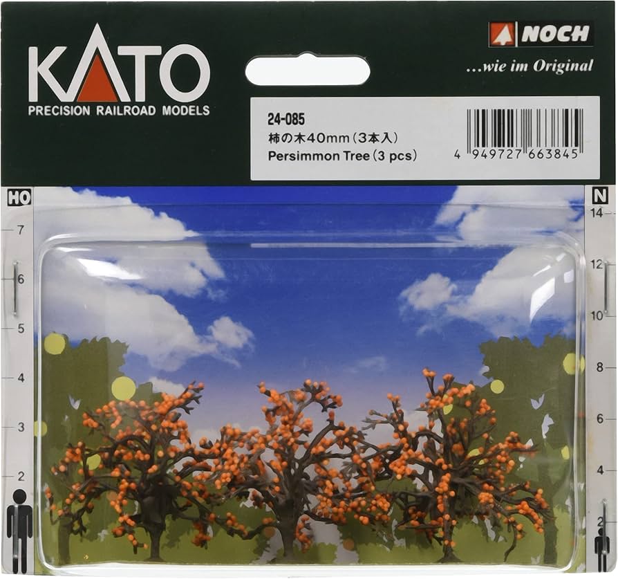 Amazon | KATO Nゲージ 柿の木40mm 3本入 24-085 ジオラマ用品 | 鉄道