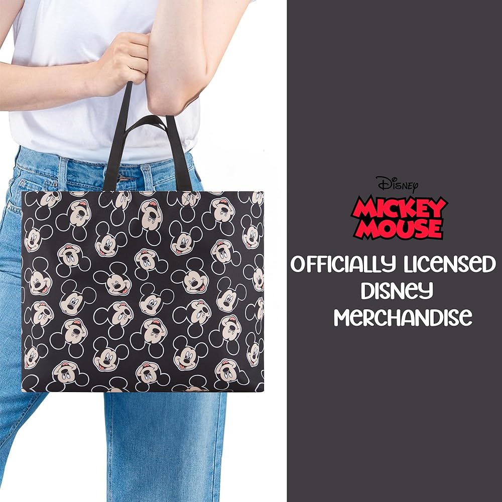 Amazon | ディズニー ミッキーとミニーマウス キャンバストートバッグ