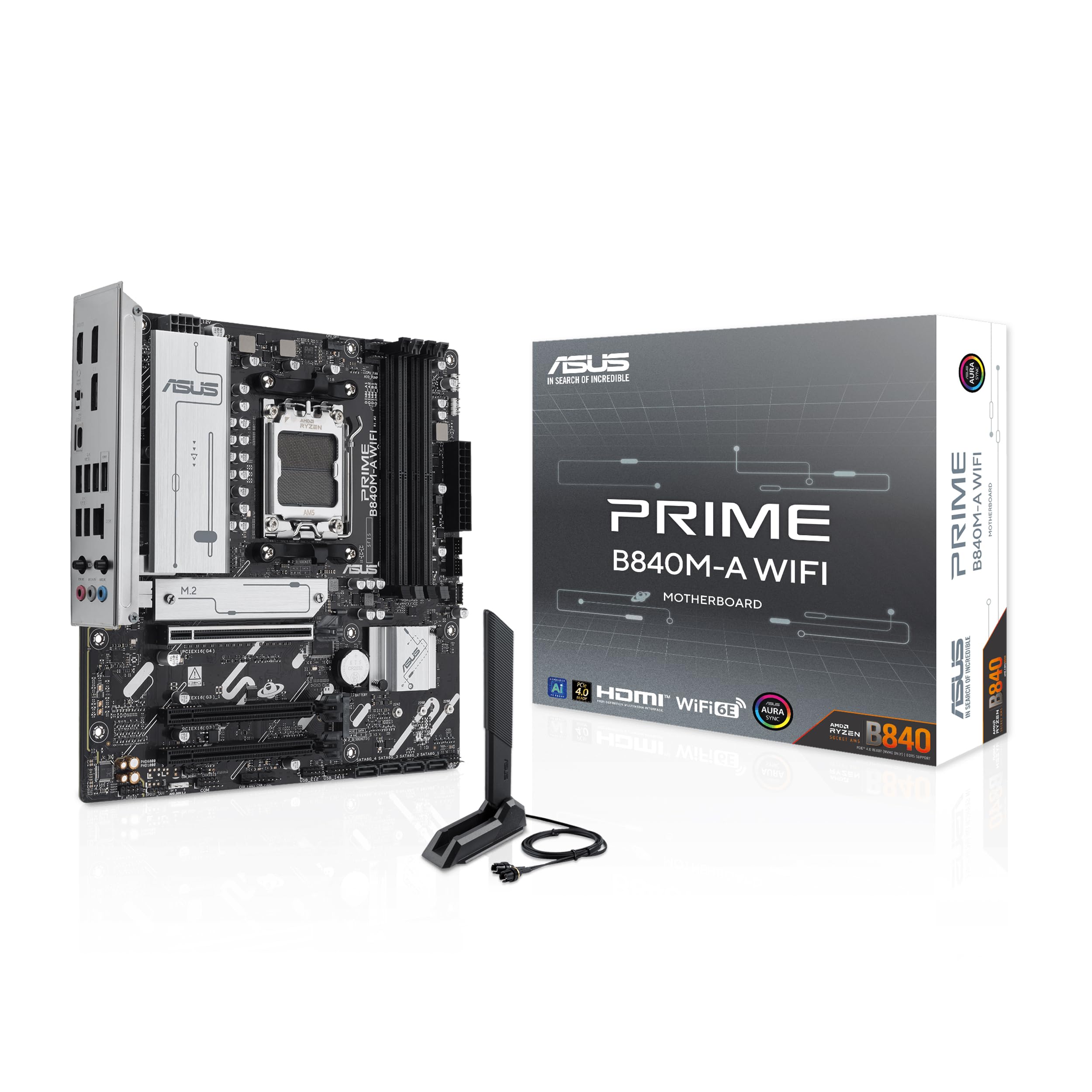 Amazon.com: Asus Sparepart Prime B840M-A WiFi AMD B840 Socket Am5