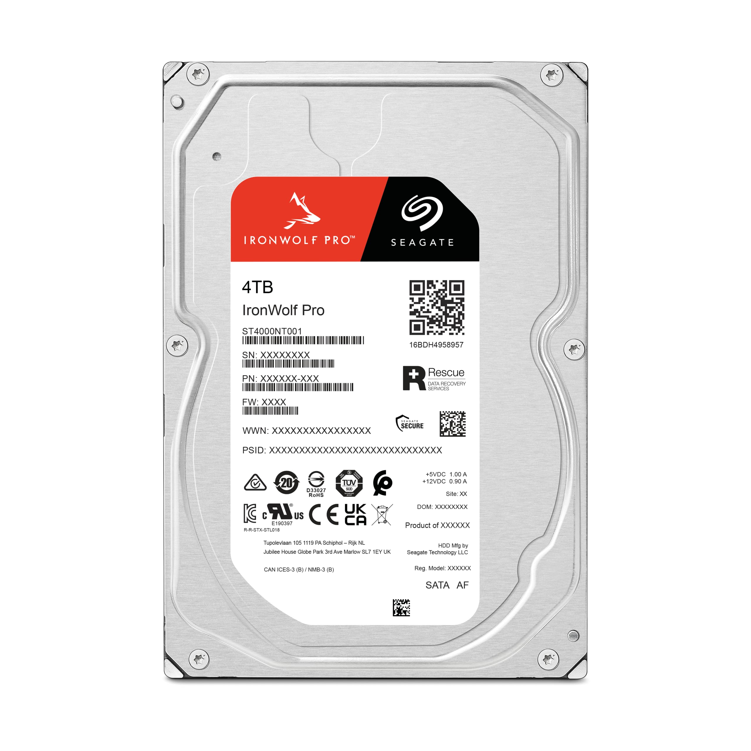 Amazon | Seagate IronWolf Pro 3.5インチ 【データ復旧 3年付】 4TB